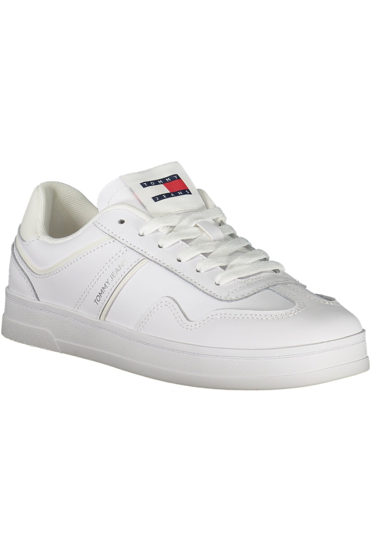 EN0EN02794_BIYBS – Stylische weiße Damensportschuhe mit Kontrastdetails und Logo – Größe: 36, 37, 38, 39, 40, 41 – Farbe: Bianco