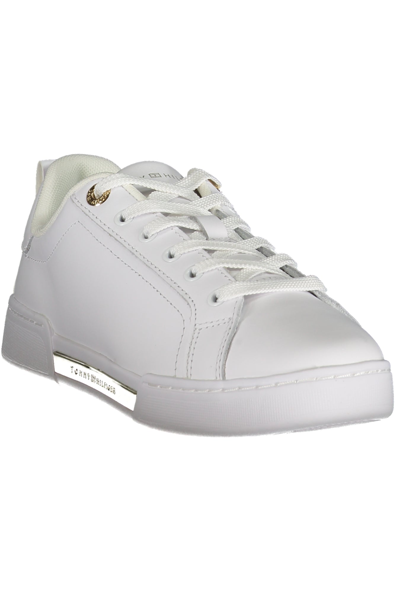 FW0FW07634F_BIYBS – Damen-Sportschuh Weiß mit Kontrastdetails und Logo – Ideal zum Schnüren – Größe: 36, 37, 41, 40 – Farbe: Bianco