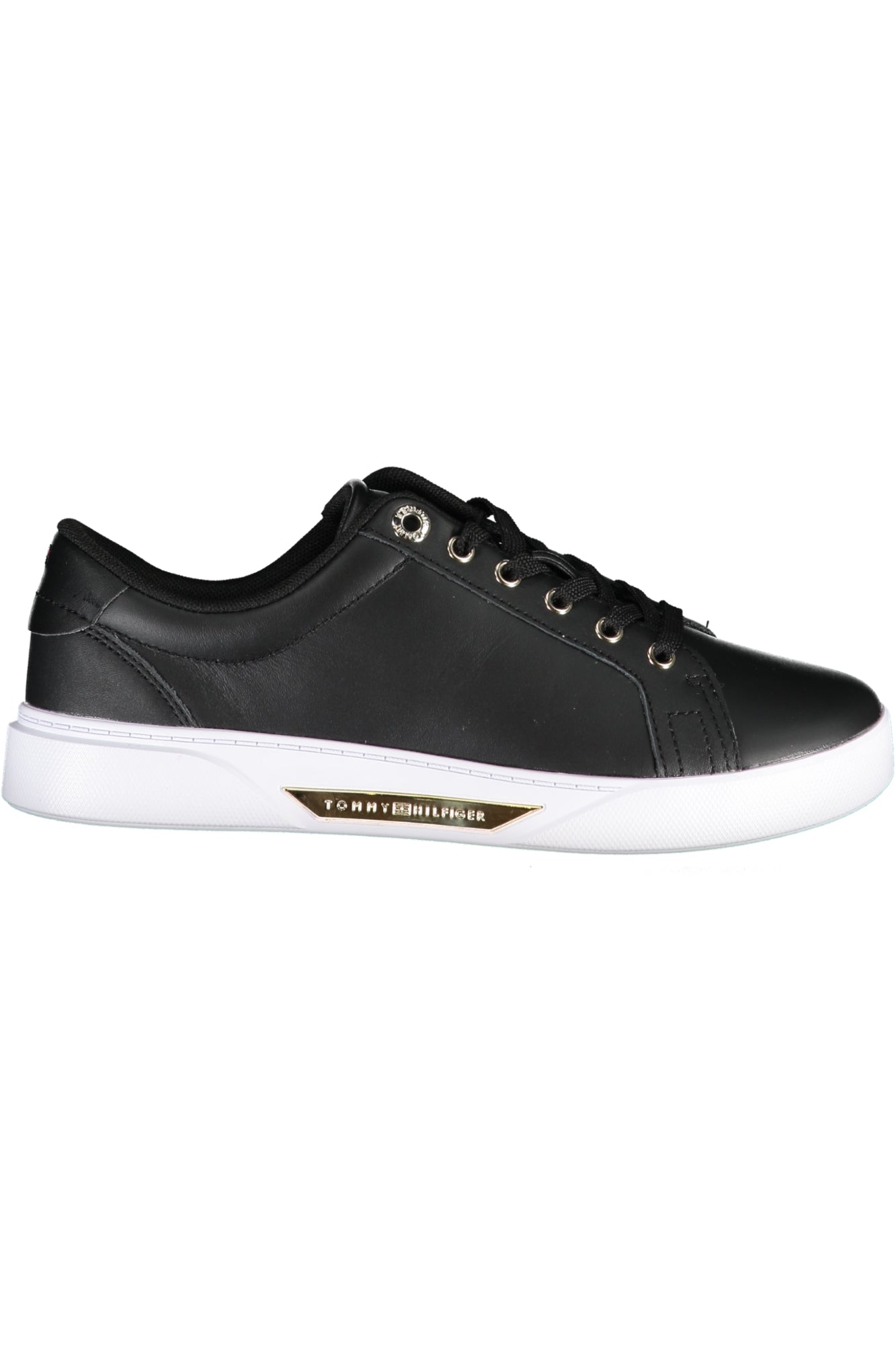 FW0FW07560F_NE0GS – Damen Sportschuh Schwarz – Schnürdesign mit Kontrastsohle & Logo – Größe: 36, 37, 38, 39, 40, 41 – Farbe: Nero