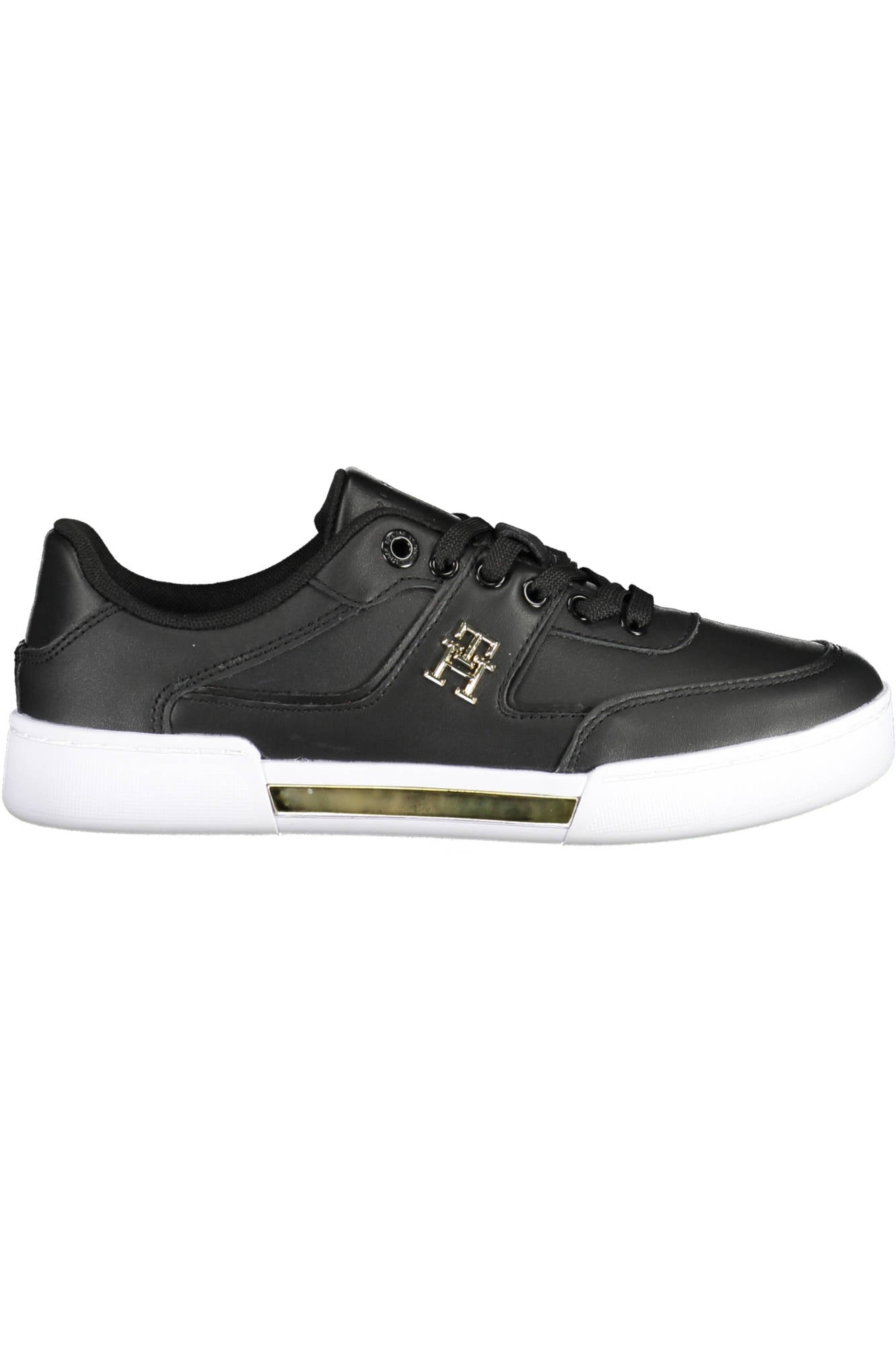 FW0FW06859F_NERO_0GL – Stylischer Damensportschuh: Schwarz mit Kontrast & recyceltem Material – Größe: 36, 37, 38, 39, 40, 41 – Farbe: Nero