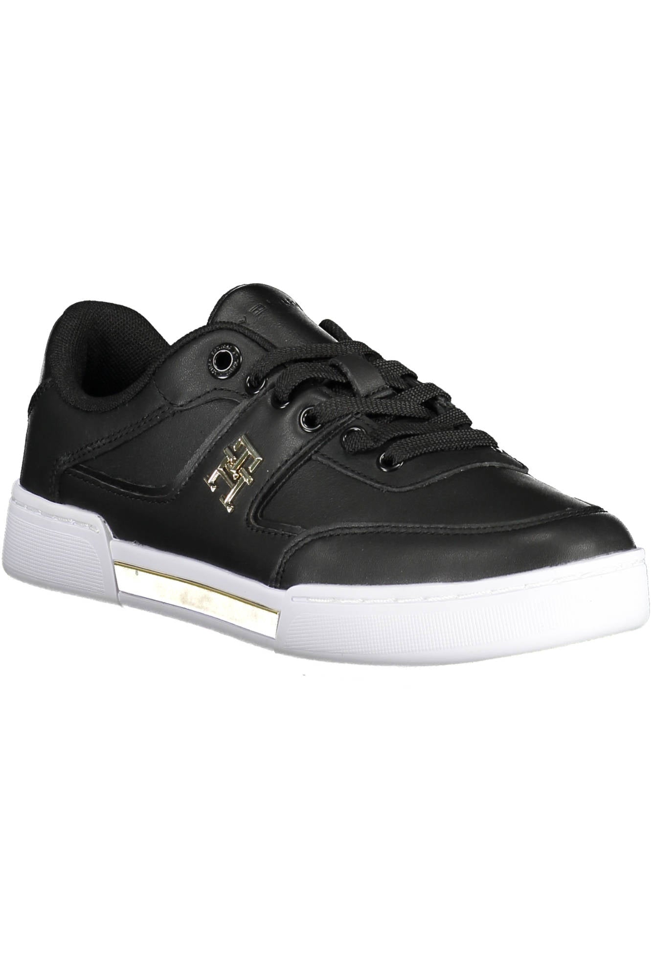 FW0FW06859F_NERO_0GL – Stylischer Damensportschuh: Schwarz mit Kontrast & recyceltem Material – Größe: 36, 37, 38, 39, 40, 41 – Farbe: Nero