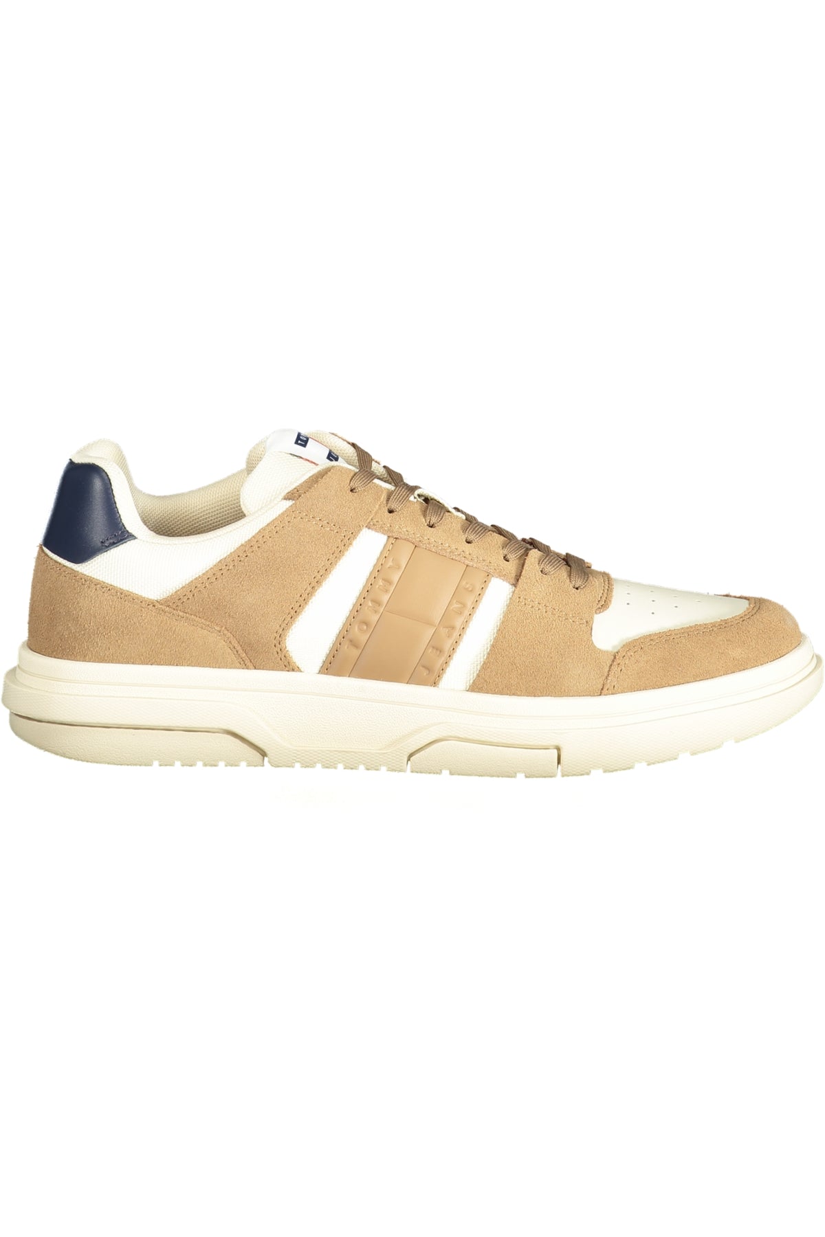 EM0EM01457_BEGWE – Bequemer Herrensportschuh in Beige mit kontrastierenden Details – Größe: 40, 41, 42, 43, 44, 45, 46 – Farbe: Beige