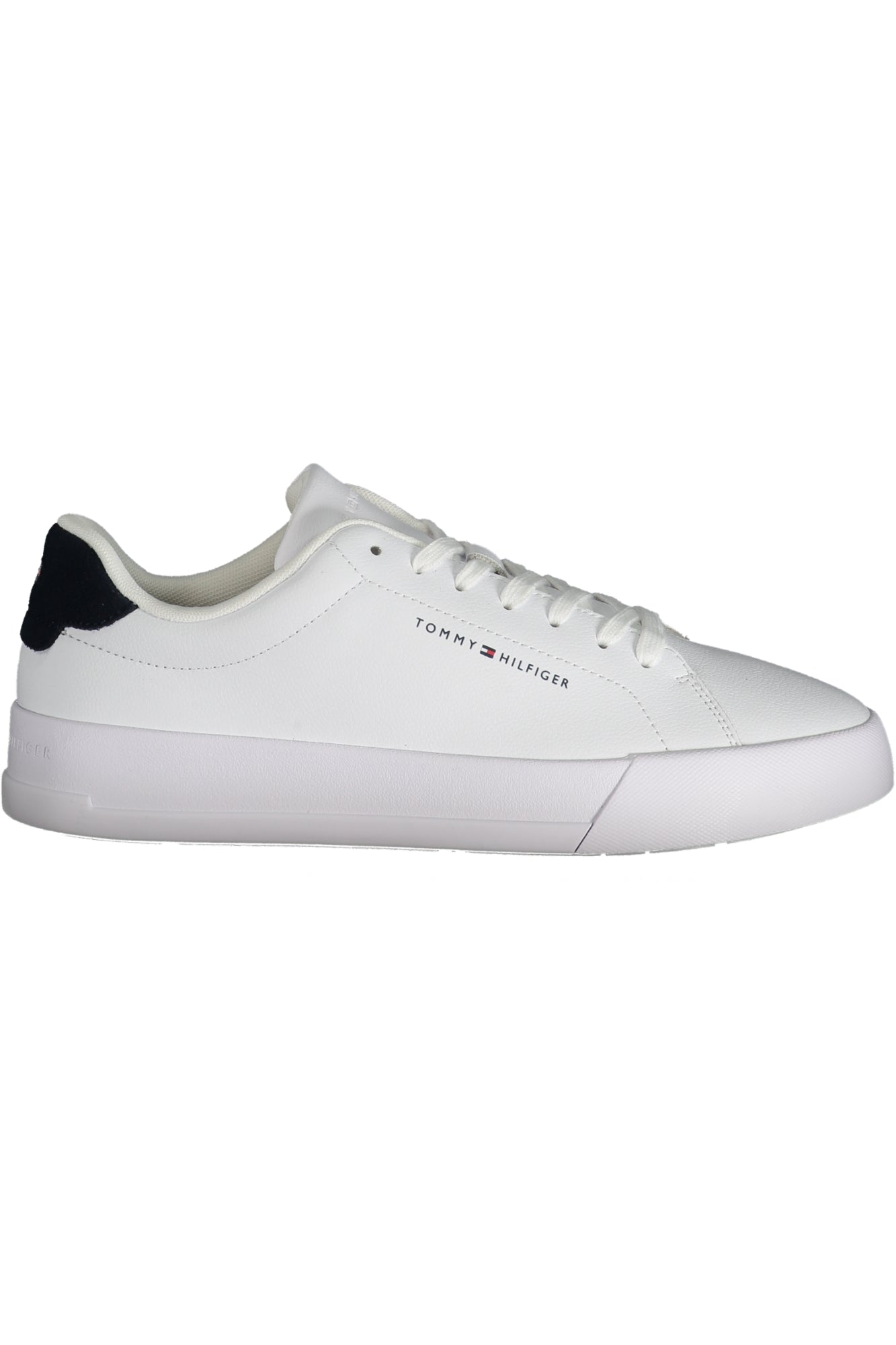 FM0FM05297_BI0LE – Lässige Sportschuhe für Herren in Weiß mit blauen Akzenten – Größe: 40, 41, 42, 43, 44, 45, 46 – Farbe: Bianco