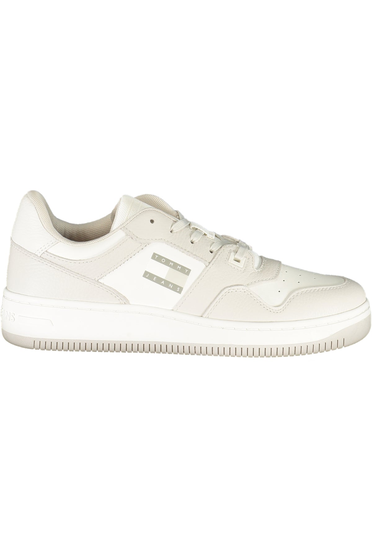 EM0EM01513_BIP06 – Moderner weißer Herrensportschuh mit grauen Details und Komfortfußbett – Größe: 40, 41, 42, 43, 44, 45, 46 – Farbe: Bianco
