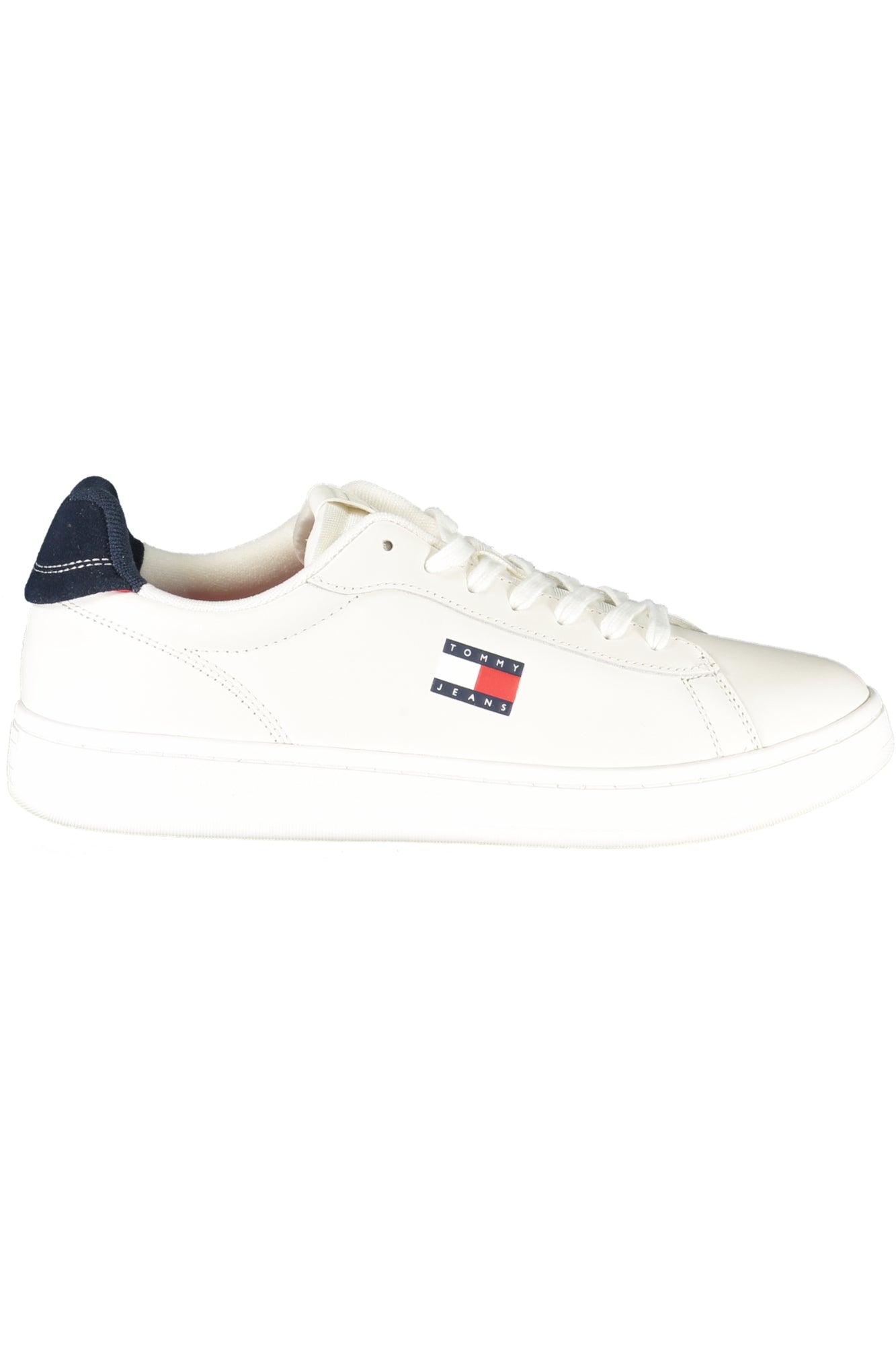 EM0EM01596_BI0G1 – Weißer Sportschuh für Herren mit blauen Details und herausnehmbarem Fußbett – Größe: 40, 41, 42, 43, 44, 45, 46 – Farbe: Bianco