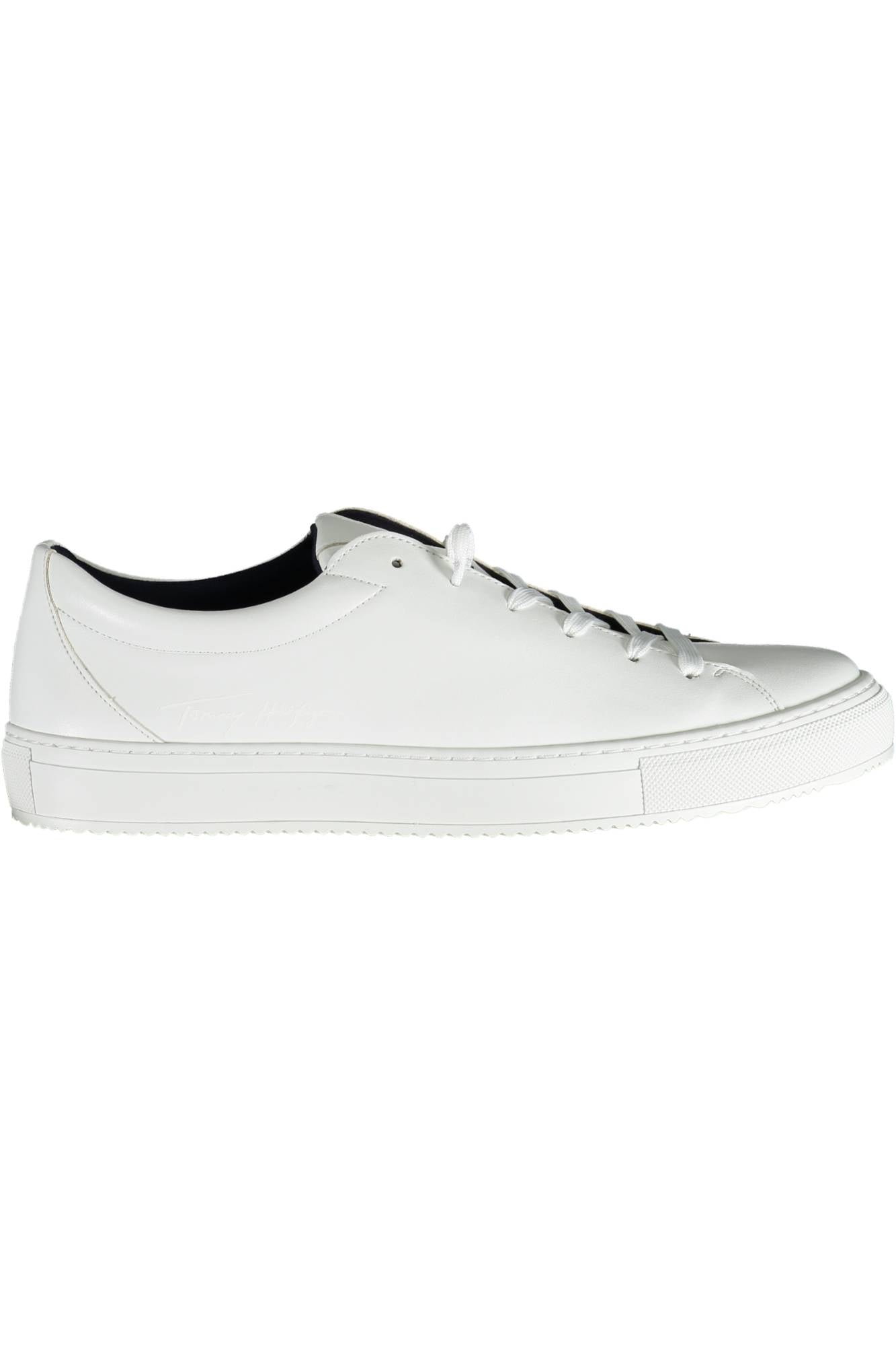FM0FM03088_BIANCO_YBR – Moderner weißer Herrensportschuh mit Schnürsenkeln und Logo-Design – Größe: 45 – Farbe: Bianco