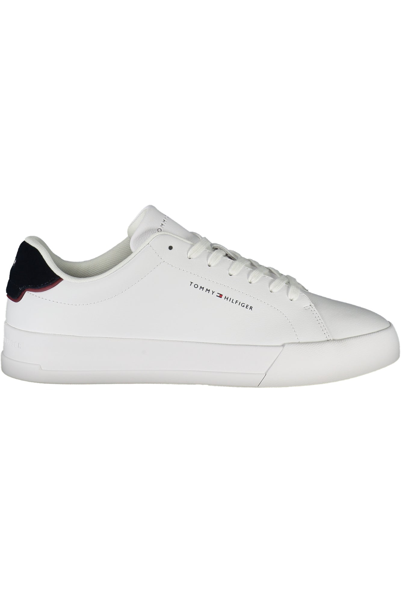 FM0FM05367_BI0LD – Herren-Sportschuh Weiß mit Blauen Details & Herausnehmbarem Fußbett – Größe: 40, 41, 42, 43, 44, 45, 46 – Farbe: Bianco