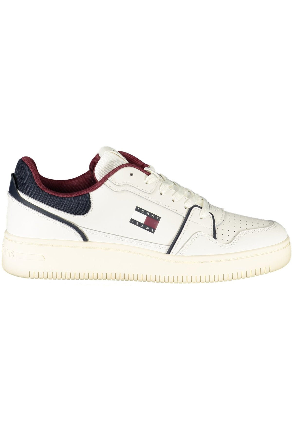 EM0EM01612_BI0GZ – Herren Sportschuh Weiß mit Kontrastdetails & Herausnehmbarem Fußbett – Größe: 40, 41, 42, 43, 44, 45, 46 – Farbe: Bianco