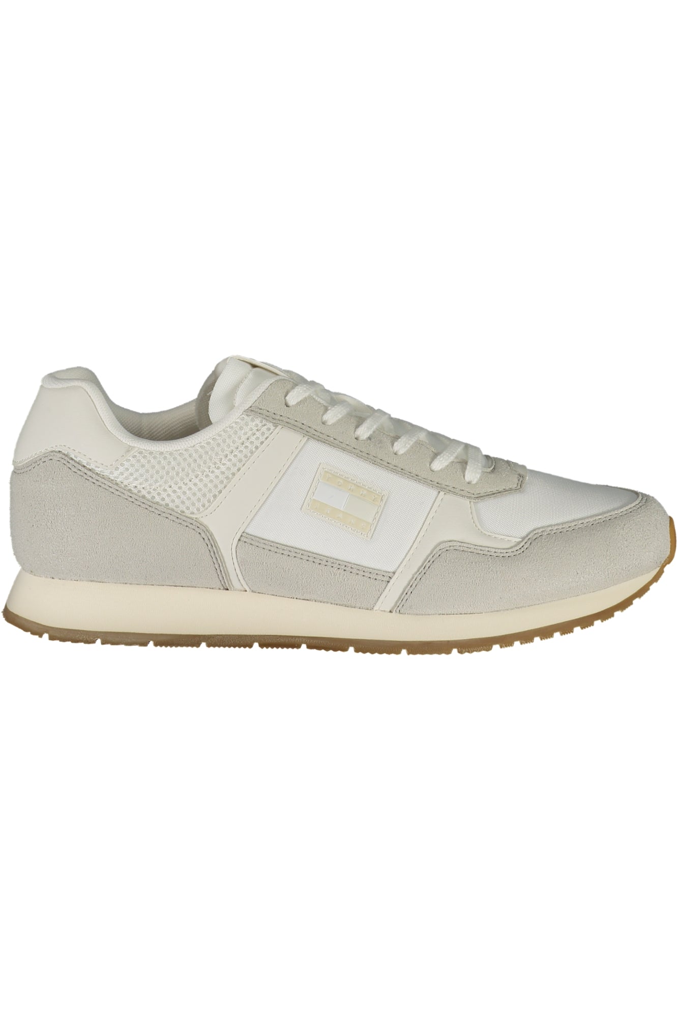 EM0EM01617_BIYBL – Trendiger Herren-Sportschuh in Weiß mit Kontrastdetails und Logo – Größe: 40, 41, 42, 43, 44, 45, 46 – Farbe: Bianco