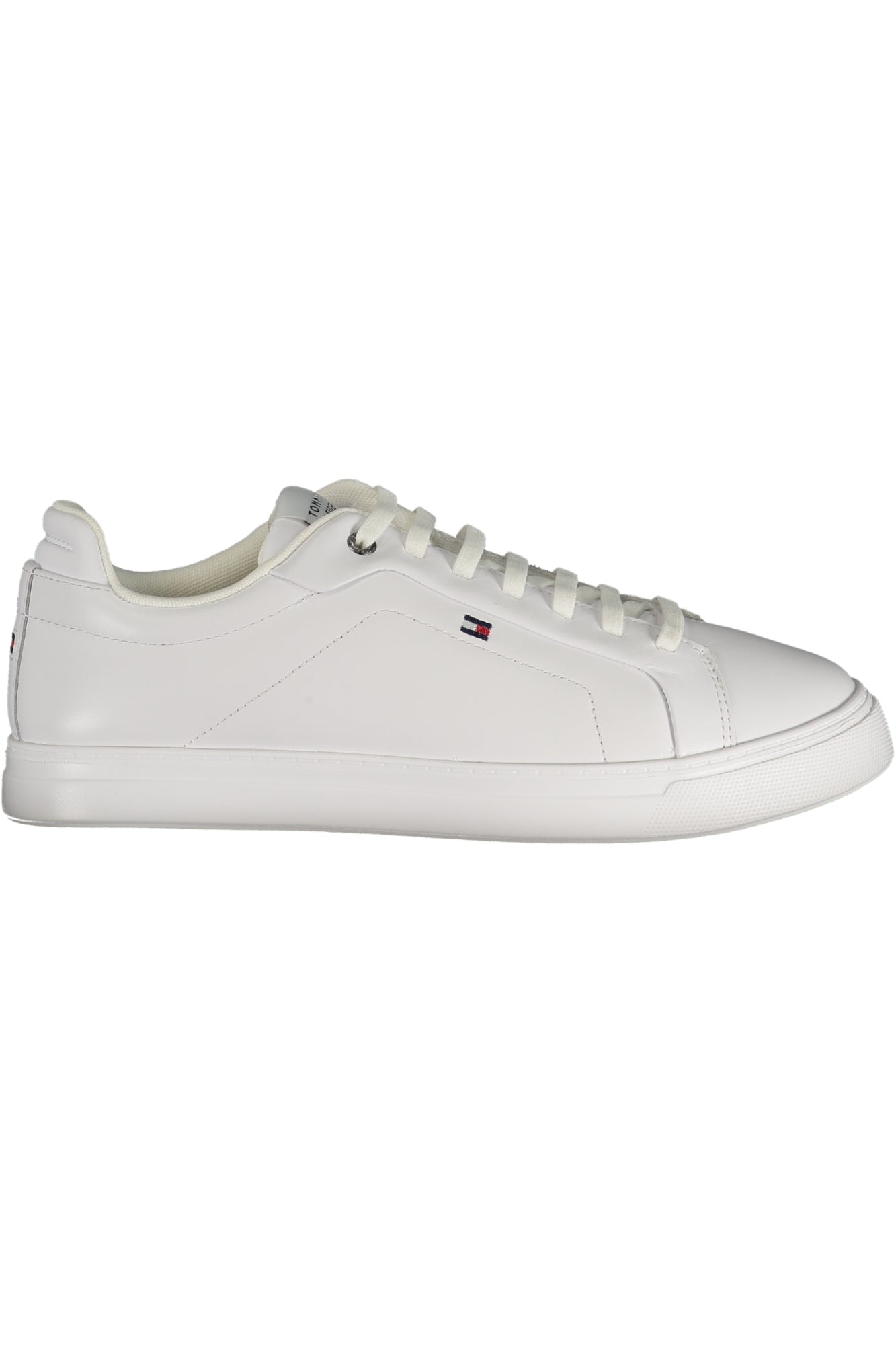 FM0FM05678_BIYBS – Herren Weißer Sportschuh mit Stickerei & herausnehmbarem Fußbett. – Größe: 40, 41, 42, 43, 44, 45, 46 – Farbe: Bianco
