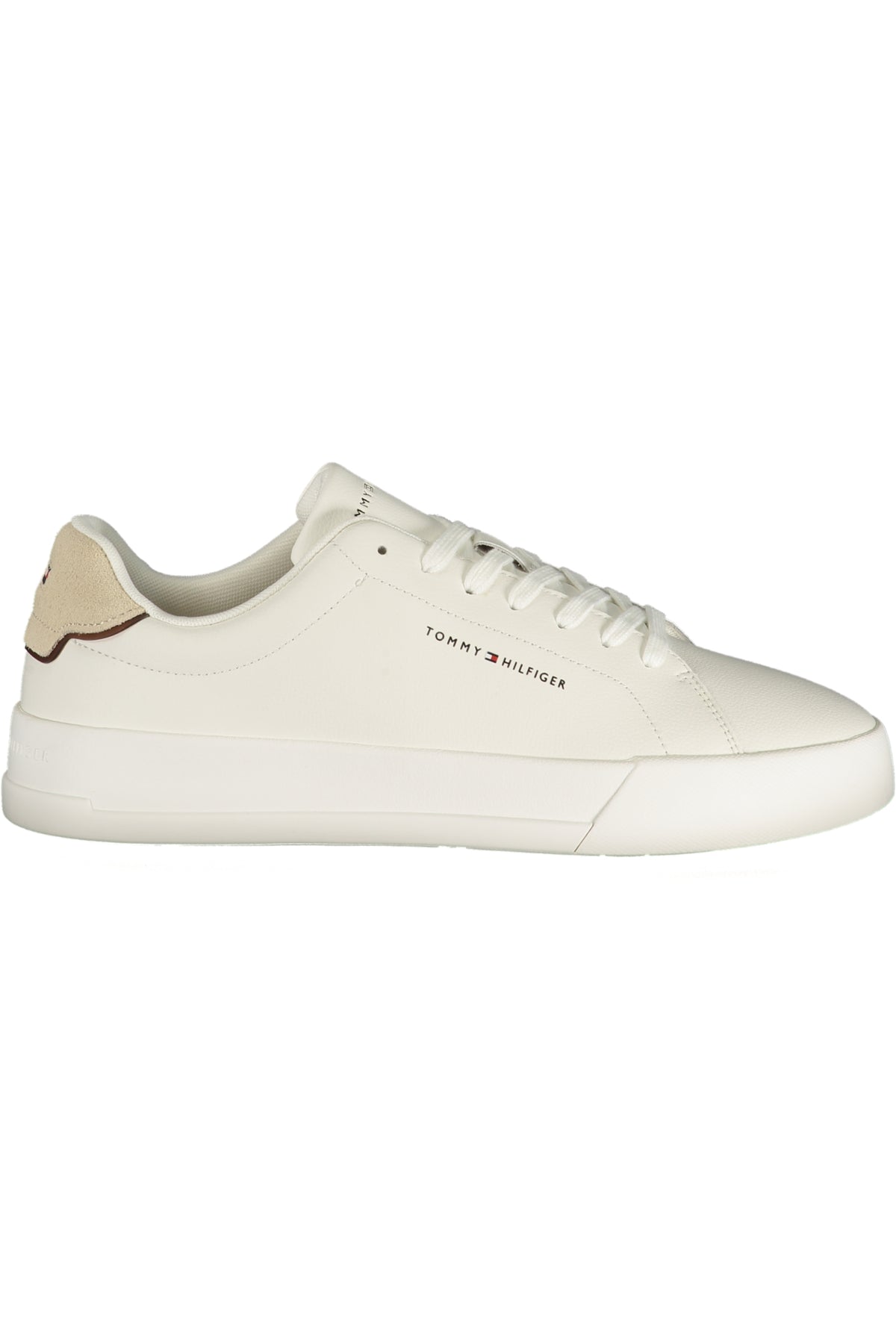 FM0FM05367_BI0LE – Herren Sportschuh in Weiß mit braunen Details und herausnehmbarem Fußbett – Größe: 40, 41, 42, 43, 44, 45, 46 – Farbe: Bianco