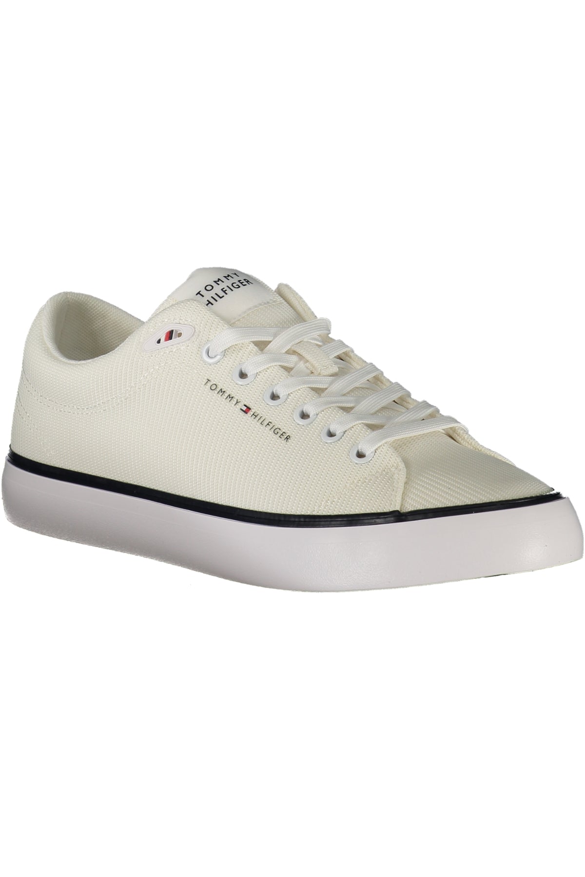 FM0FM05513_BIYBS – Eleganter weißer Herrensportschuh mit Kontrastdetails und Komfortsohle – Größe: 40, 41, 42, 43, 44, 45, 46 – Farbe: Bianco