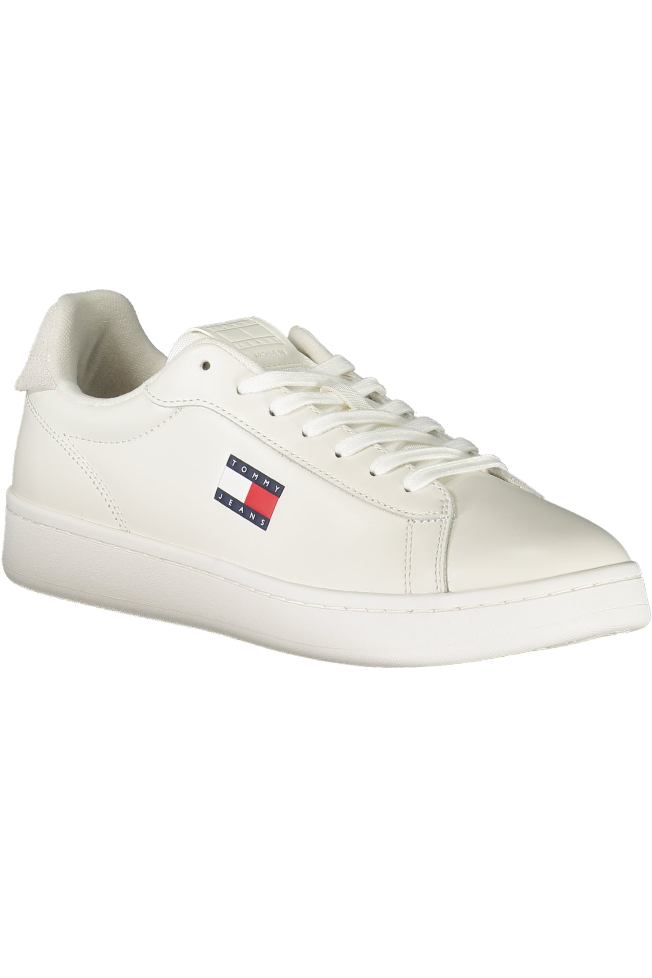 EM0EM01596_BIYBL – Weißer Herrensportschuh mit grauen Details und herausnehmbarem Fußbett – Größe: 40, 41, 42, 43, 44, 45, 46 – Farbe: Bianco