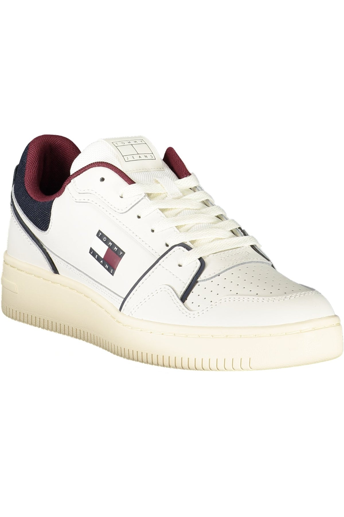 EM0EM01612_BI0GZ – Herren Sportschuh Weiß mit Kontrastdetails & Herausnehmbarem Fußbett – Größe: 40, 41, 42, 43, 44, 45, 46 – Farbe: Bianco
