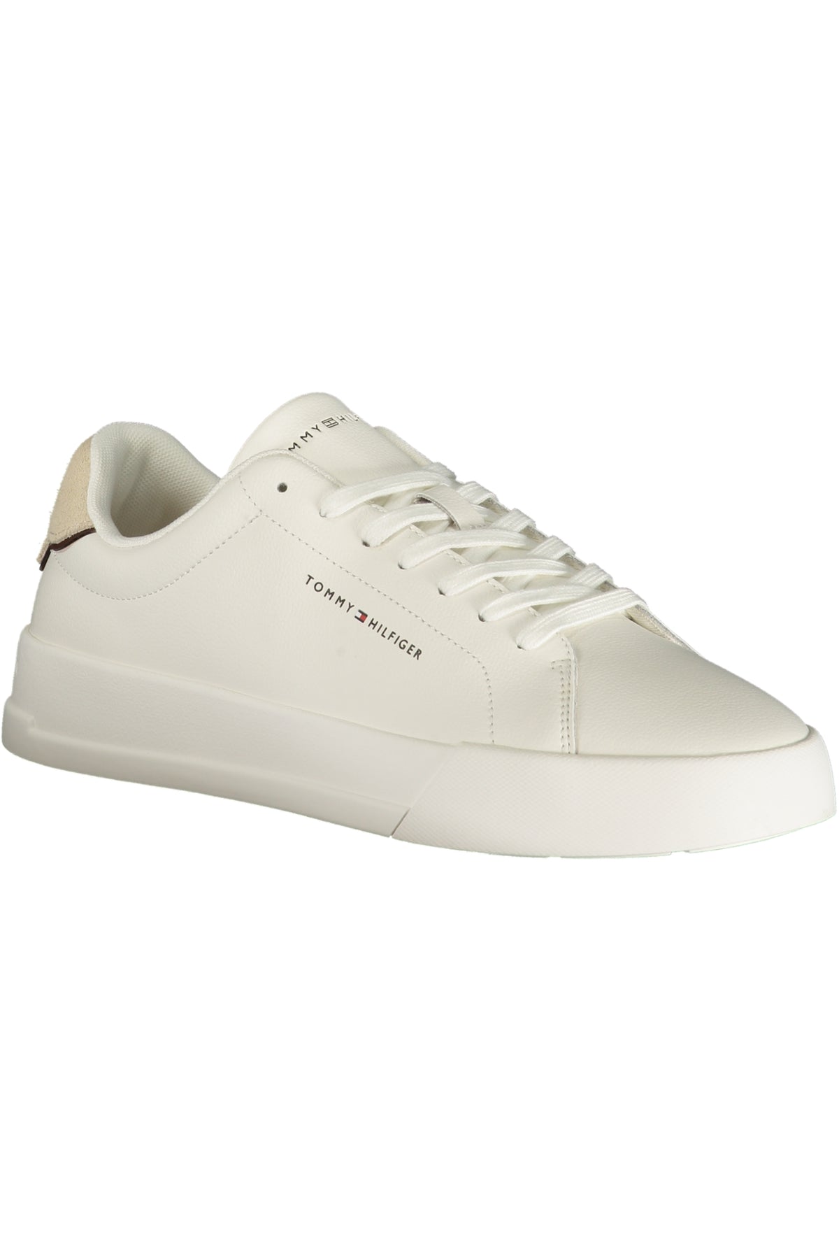 FM0FM05367_BI0LE – Herren Sportschuh in Weiß mit braunen Details und herausnehmbarem Fußbett – Größe: 40, 41, 42, 43, 44, 45, 46 – Farbe: Bianco