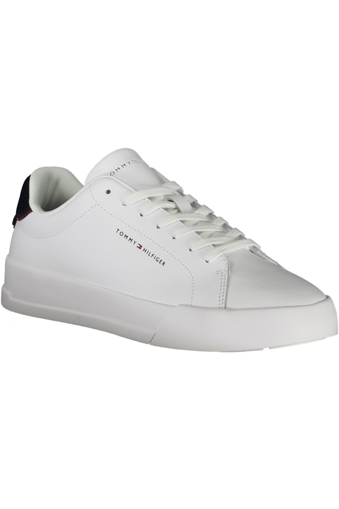 FM0FM05367_BI0LD – Herren-Sportschuh Weiß mit Blauen Details & Herausnehmbarem Fußbett – Größe: 40, 41, 42, 43, 44, 45, 46 – Farbe: Bianco
