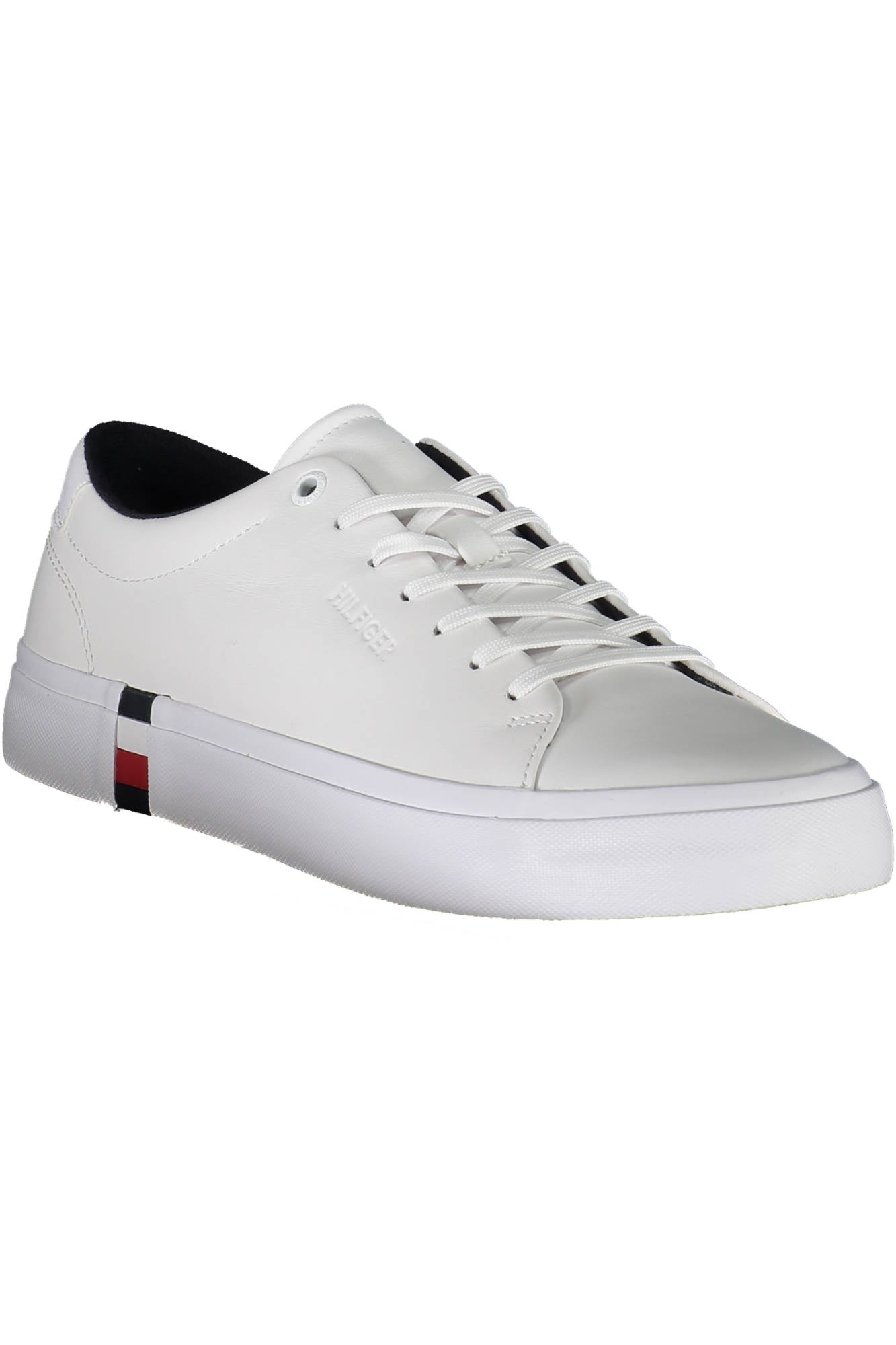FM0FM04351_BIANCO_YBR – Sportlicher Herrensneaker Weiß mit Kontrastdetails aus Recyclingmaterial – Größe: 40, 45, 42, 43 – Farbe: Bianco