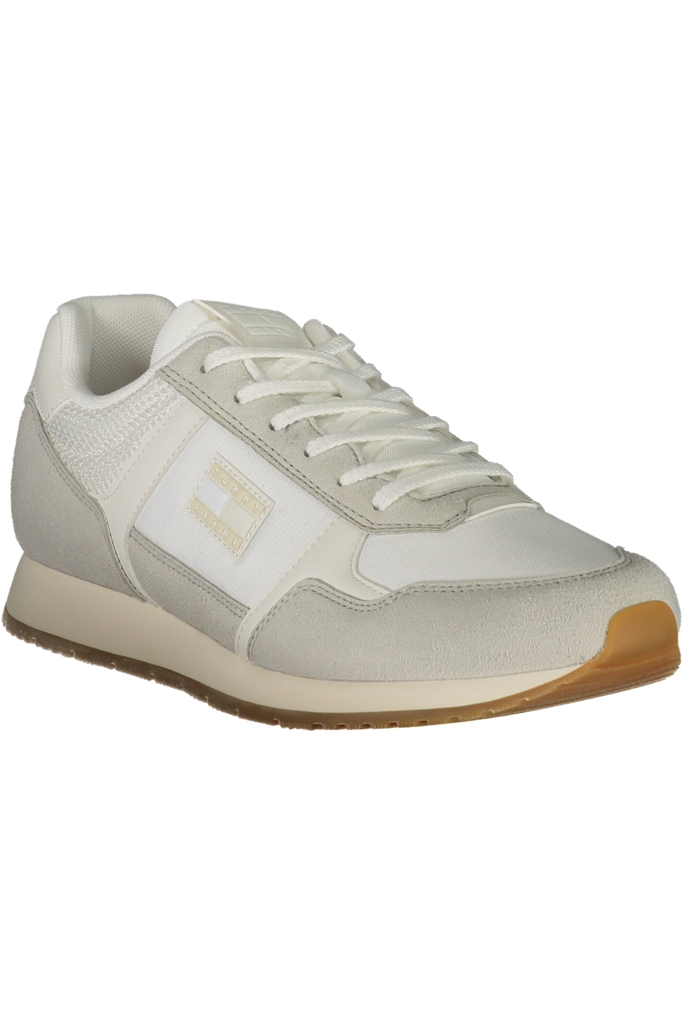 EM0EM01617_BIYBL – Trendiger Herren-Sportschuh in Weiß mit Kontrastdetails und Logo – Größe: 40, 41, 42, 43, 44, 45, 46 – Farbe: Bianco