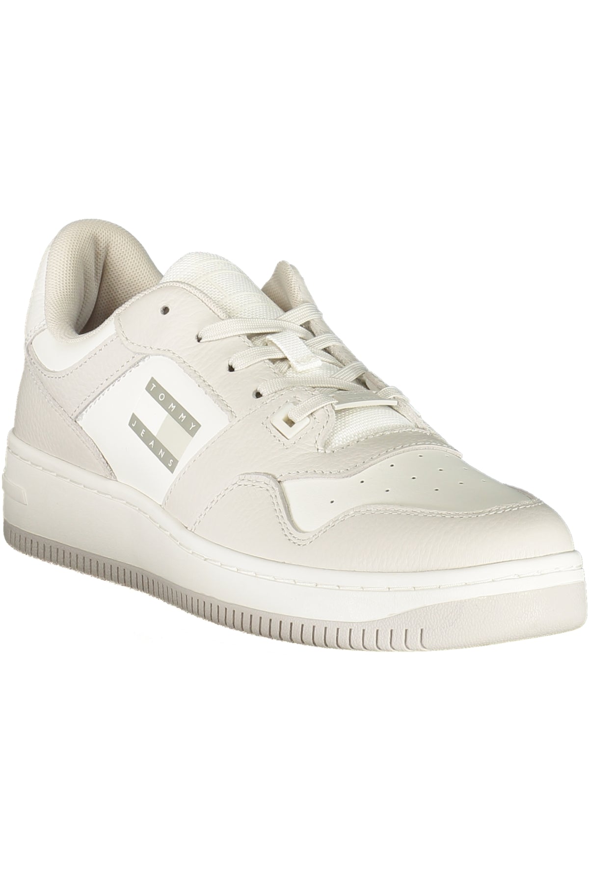 EM0EM01513_BIP06 – Moderner weißer Herrensportschuh mit grauen Details und Komfortfußbett – Größe: 40, 41, 42, 43, 44, 45, 46 – Farbe: Bianco