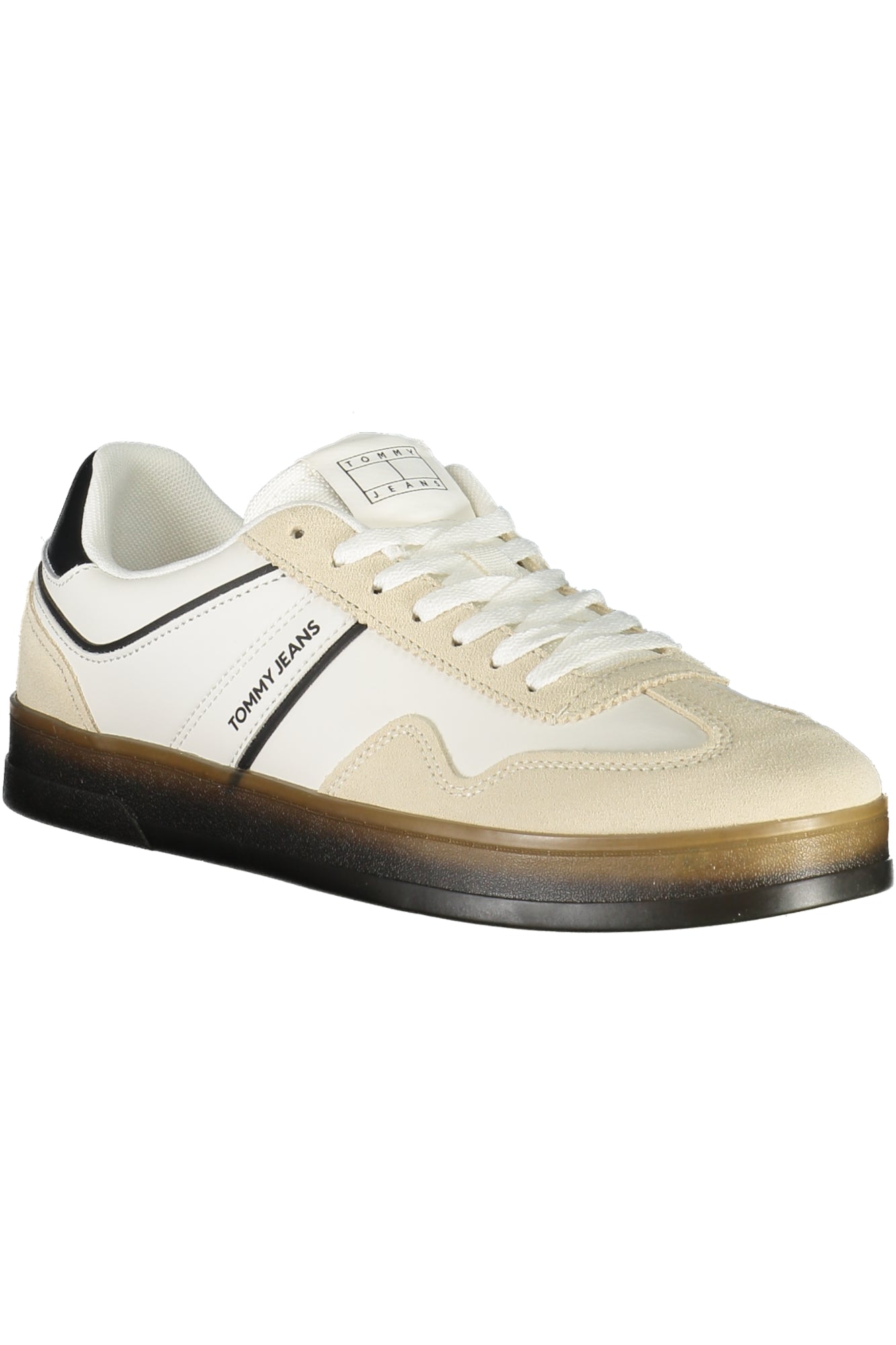 EM0EM01524_BIBDS – Moderner Herren-Sportschuh: Weiß mit Schwarzen Details & Komfort – Größe: 40, 41, 42, 43, 44, 45, 46 – Farbe: Bianco