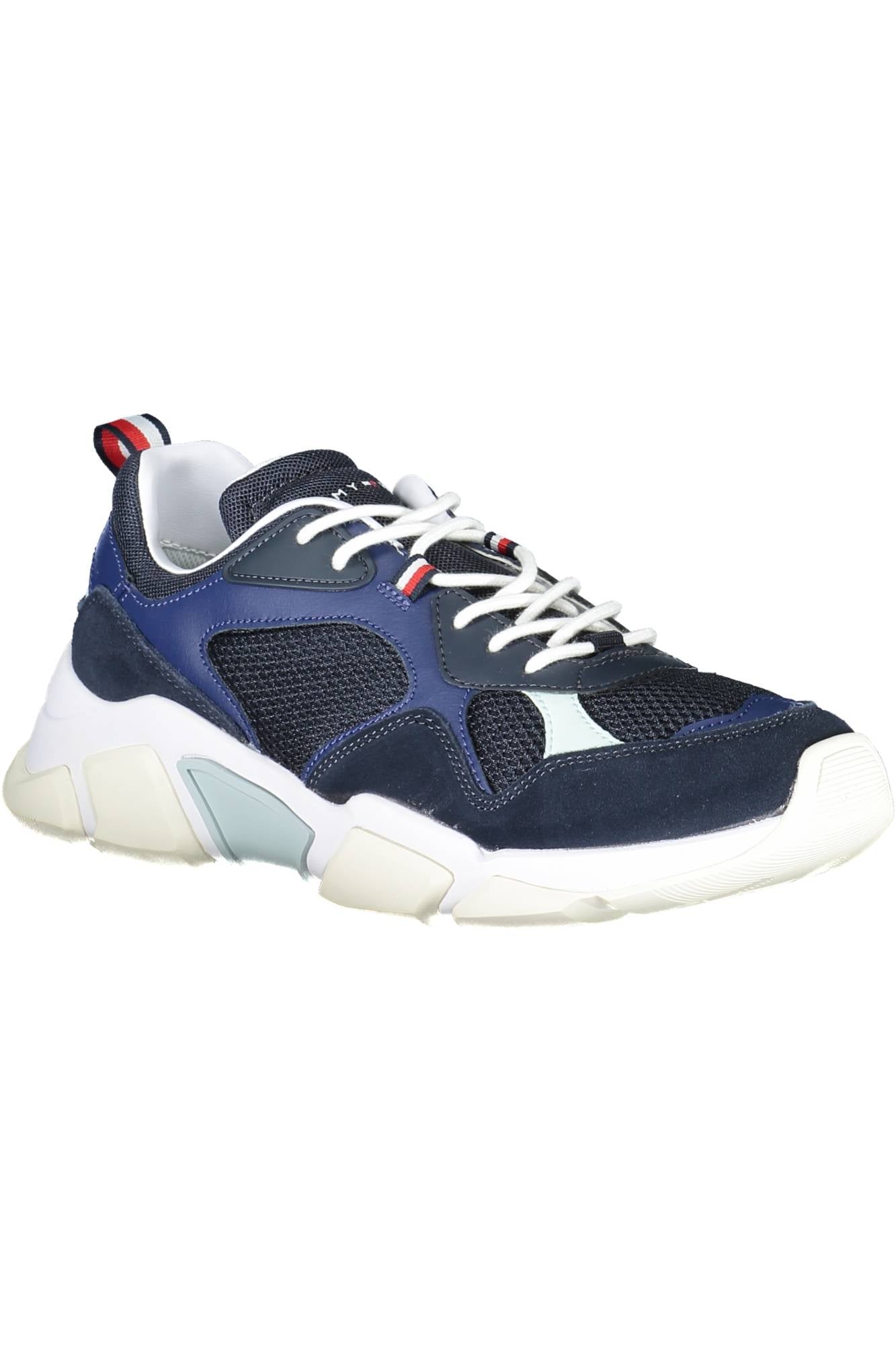 FM0FM02660_BLU_DW5 – Eleganter blauer Herrensportschuh mit Kontrastdetails und Logo-Highlight – Größe: 40 – Farbe: Blu
