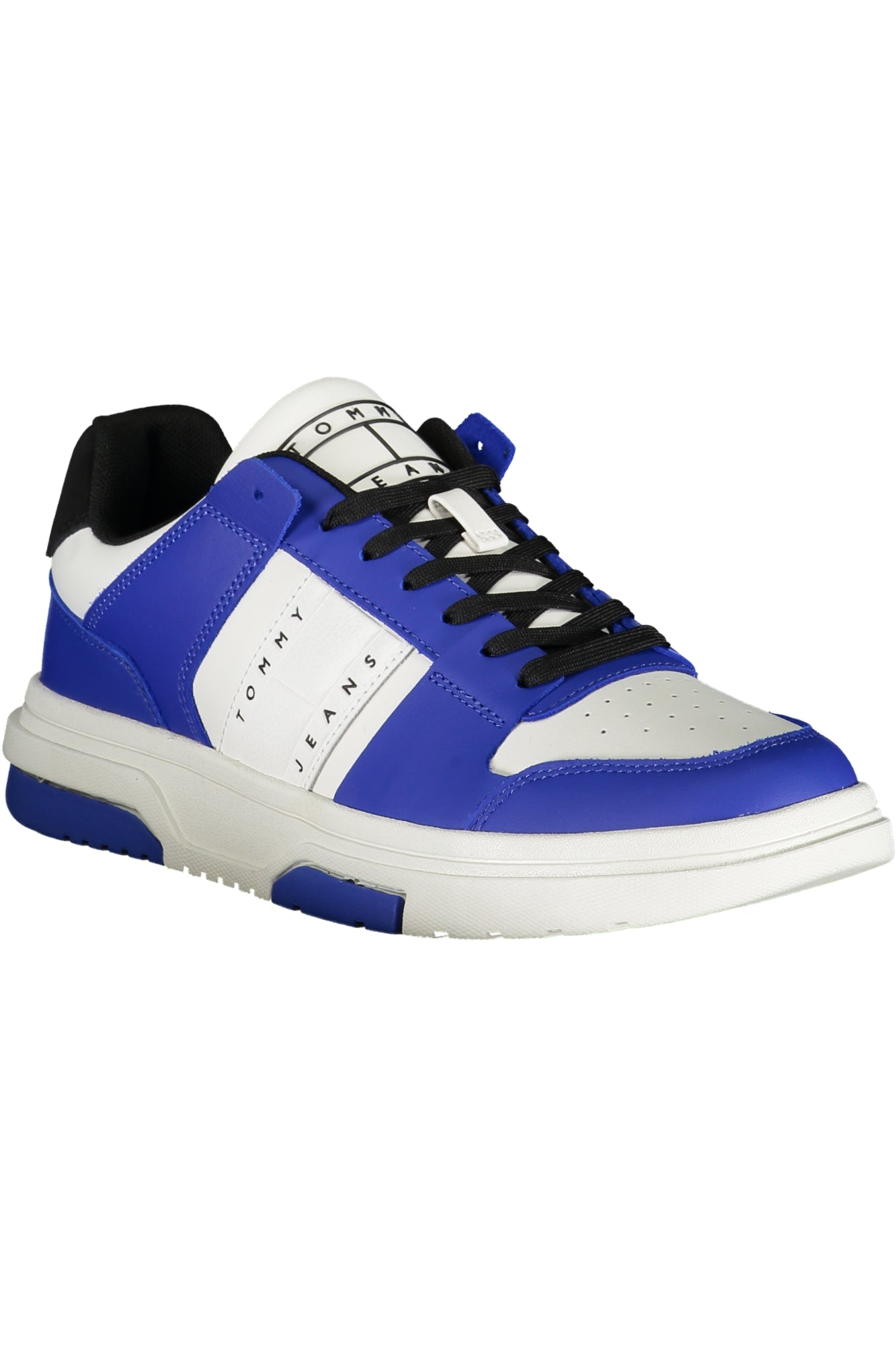 EM0EM01283_BL0K5 – Herren Sportschuh in Blau mit Kontrastdetails und Schnürung – Größe: 40, 43, 44, 45, 46, 42 – Farbe: Blu