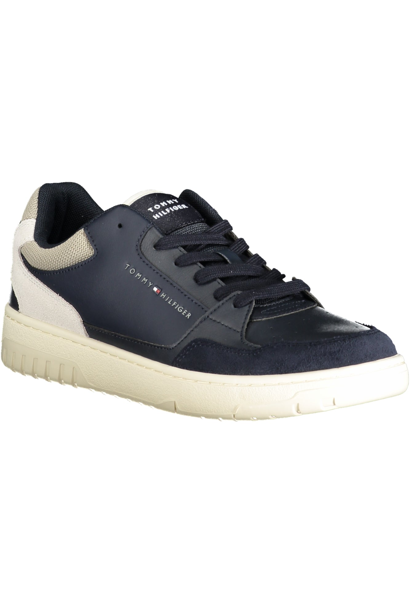 FM0FM05058_BL0F5 – Sportliche blaue Herrenschuhe mit Kontrastdetails und Logo – Größe: 40, 41, 42, 43, 44, 45, 46 – Farbe: Blu