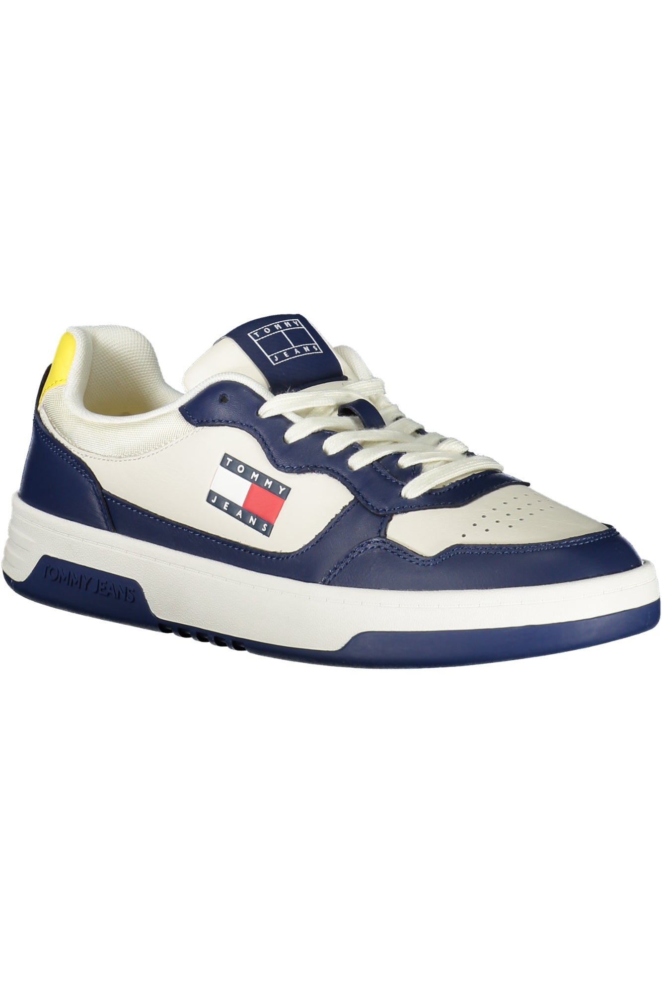 EM0EM01443_BLC67 – Herren Sportschuh in Blau mit Kontrasten - Schnürsenkel & Komfortsohle – Größe: 40, 41, 42, 43, 44, 45, 46 – Farbe: Blu