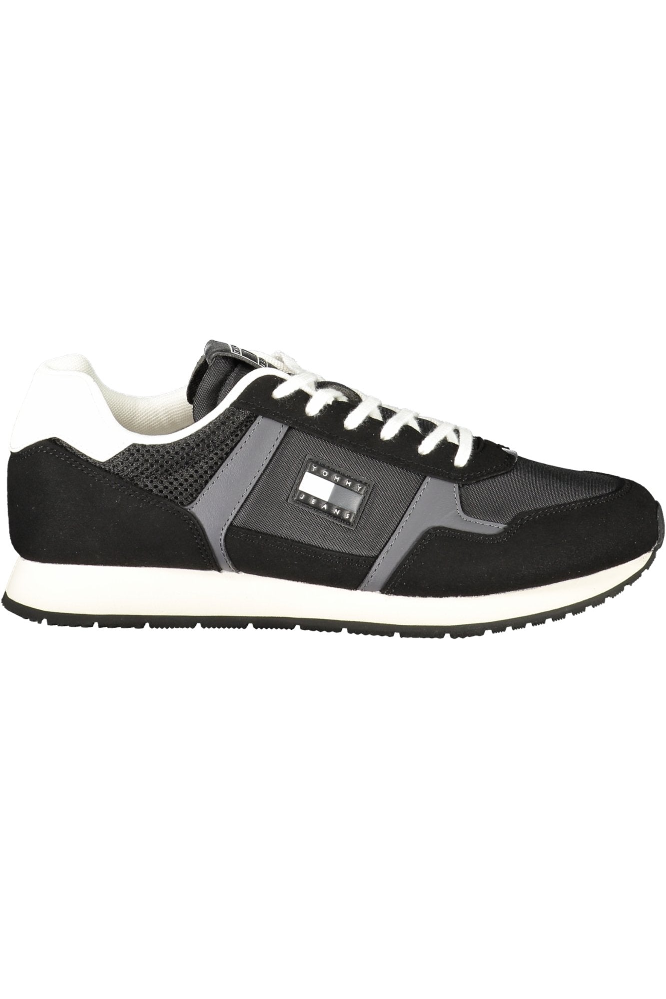 EM0EM01617_NEBDS – Herren Sportschuh in Schwarz mit Kontrastdetails und herausnehmbarer Sohle – Größe: 40, 41, 42, 43, 44, 45, 46 – Farbe: Nero