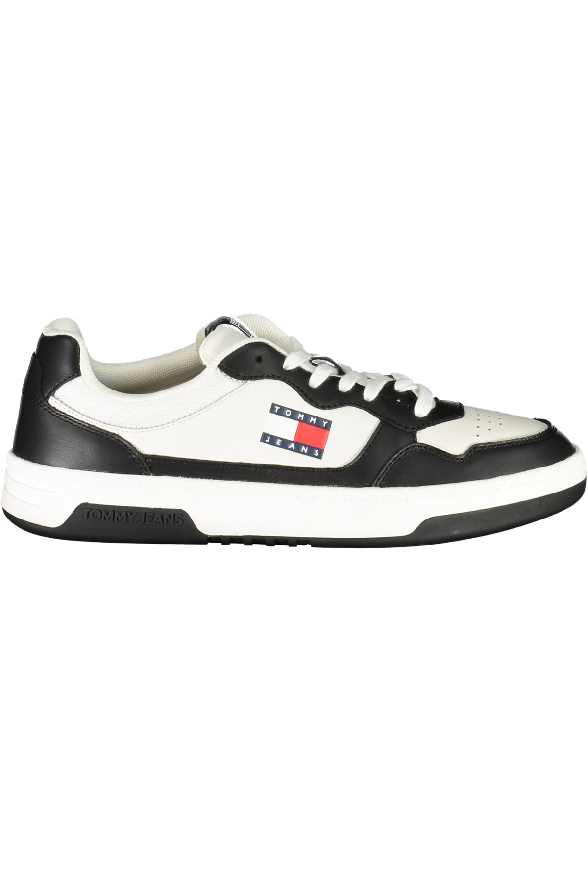 EM0EM01443_NEYBL – Stylische Herrensportschuhe in Schwarz mit Weißdetails - Bequem und Modern – Größe: 40, 41, 42, 43, 44, 45, 46 – Farbe: Nero