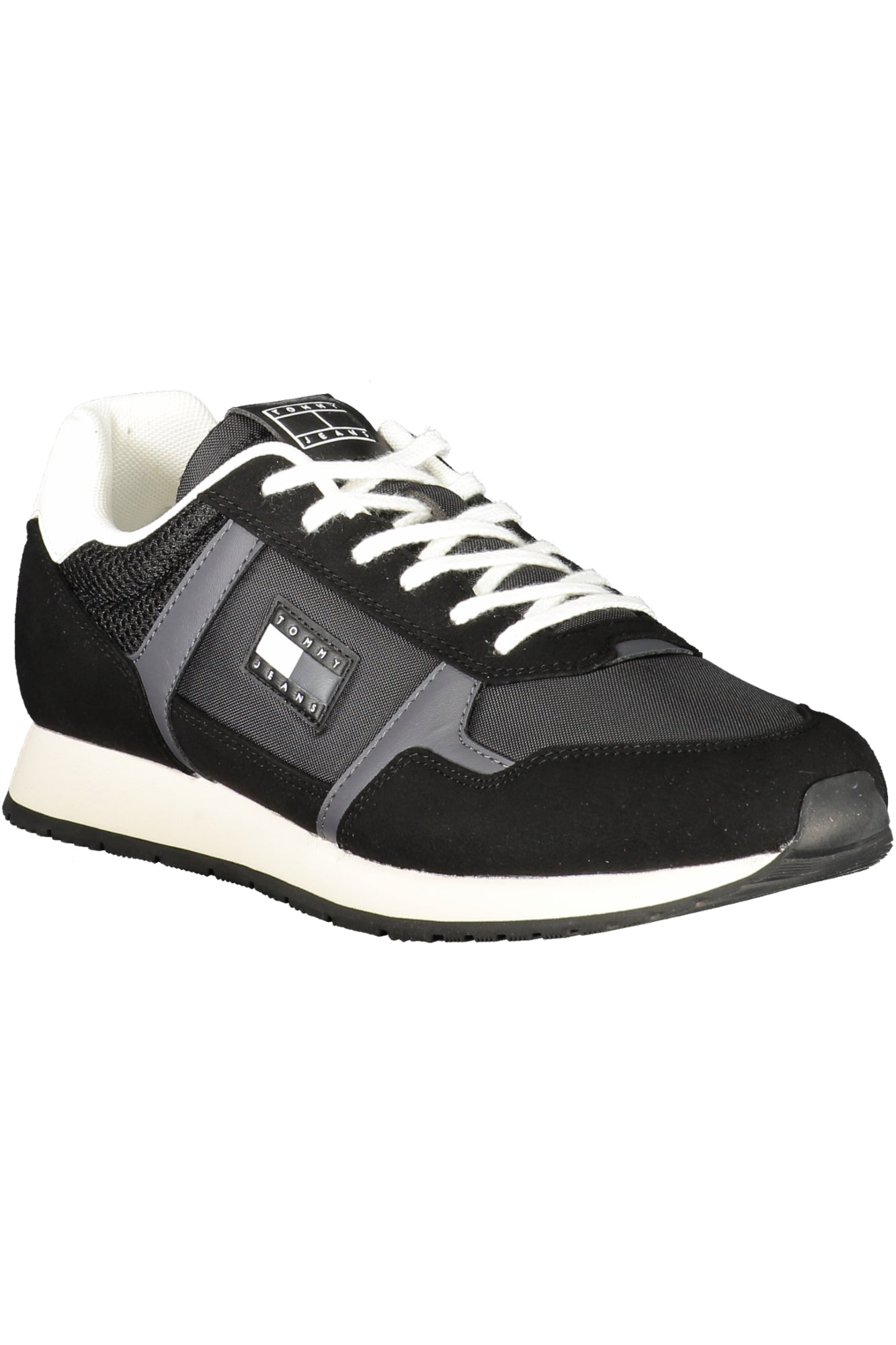 EM0EM01617_NEBDS – Herren Sportschuh in Schwarz mit Kontrastdetails und herausnehmbarer Sohle – Größe: 40, 41, 42, 43, 44, 45, 46 – Farbe: Nero