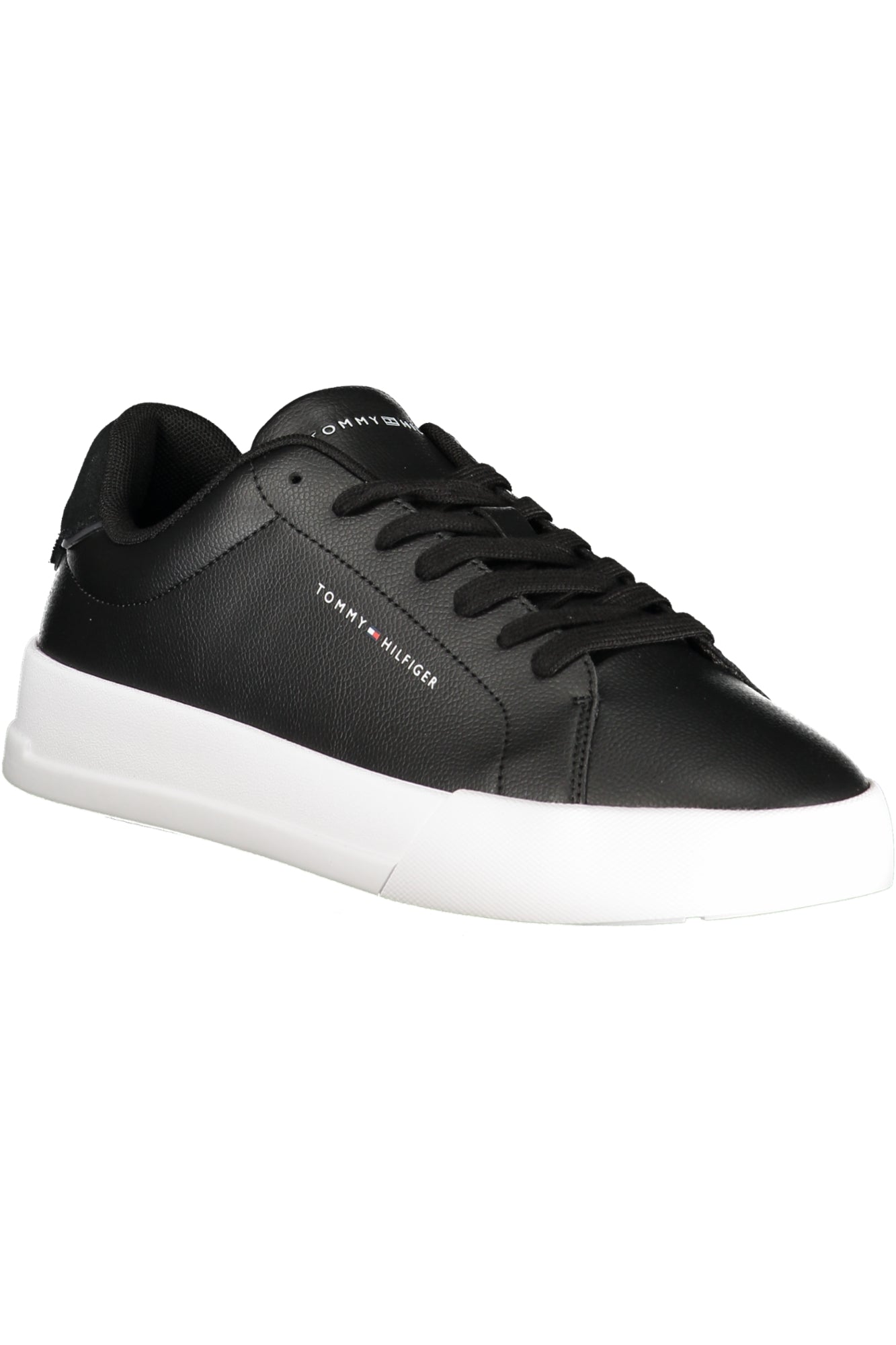 FM0FM05367_NEBDS – Herren Sportlicher Schnürschuh in Schwarz mit Kontrastdesign und Logo – Größe: 40, 41, 42, 43, 44, 45, 46 – Farbe: Nero