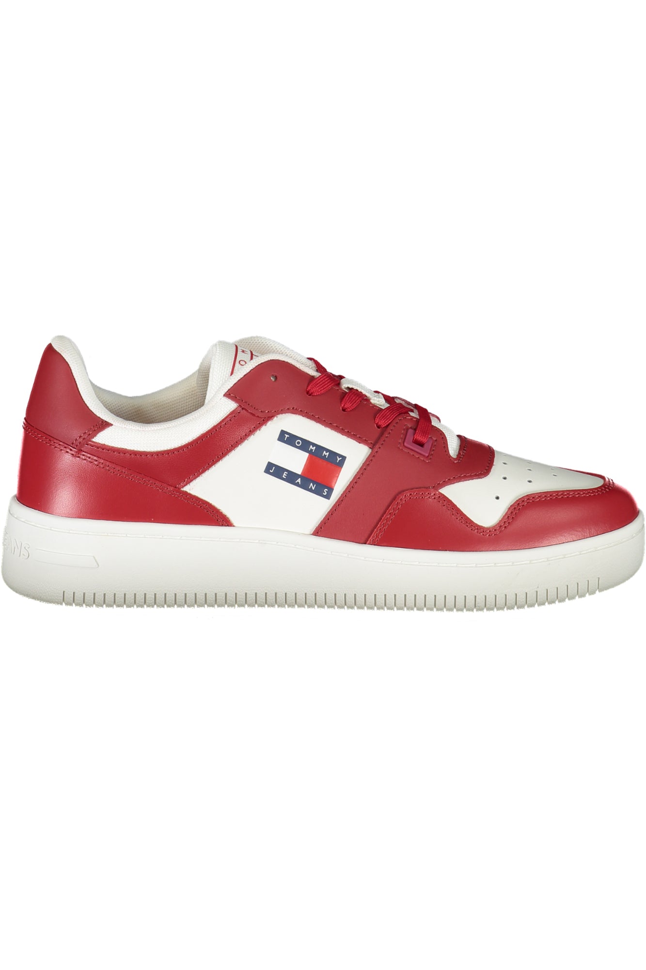 EM0EM01395_ROXLD – Herren Sportschuh: Roter Sneaker mit Schnürsenkeln und Kontrastdetails – Größe: 40, 41, 42, 43, 44, 45 – Farbe: Rosso