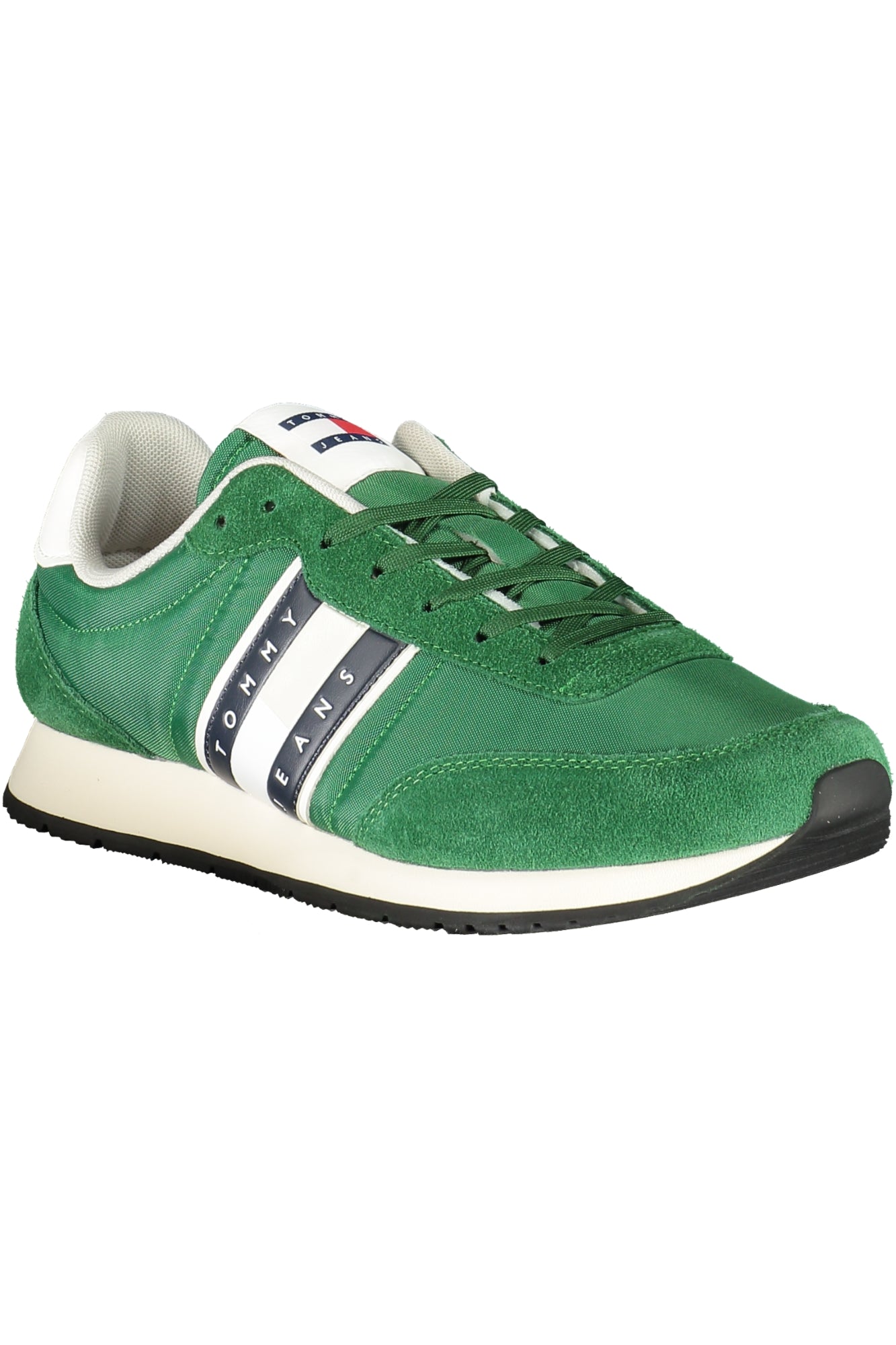 EM0EM01351_VEL2P – Grüner Herrensportschuh mit Schnürsenkeln und recycelten Materialien – Größe: 40, 41, 42, 43, 44, 45, 46 – Farbe: Verde