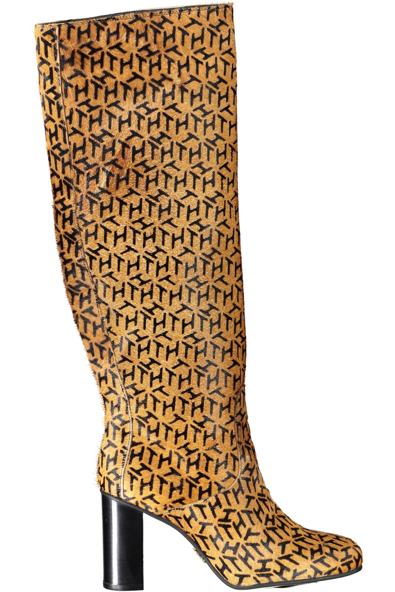 FW0FW05169F_BEIGE_AEZ – Beige Damenstiefel mit Absatz & kontrastierenden Details entdecken – Größe: 37, 38, 39 – Farbe: Beige