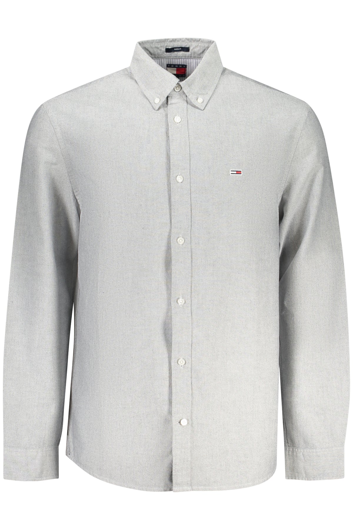 DM0DM21298_GRC1G – Herren Langarmhemd Grau - Regular Fit aus Regenerierter Baumwolle – Größe: S, M, L, XL, 2XL, 3XL – Farbe: Grigio