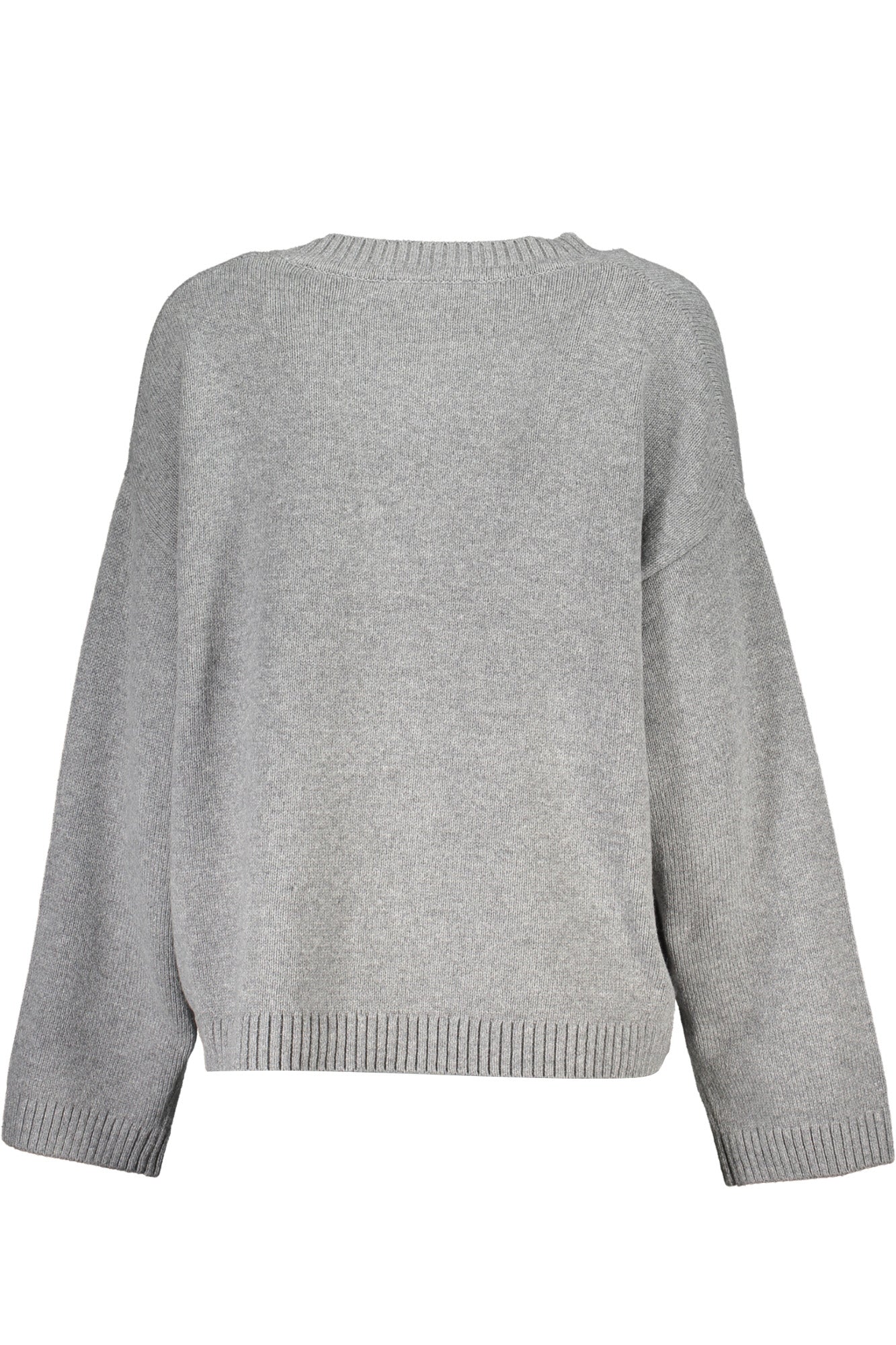 WW0WW39015_04D9D60_GRIGIO01N – Eleganter Damen Cardigan: Graue Strickjacke mit V-Ausschnitt – Größe: S – Farbe: Grigio