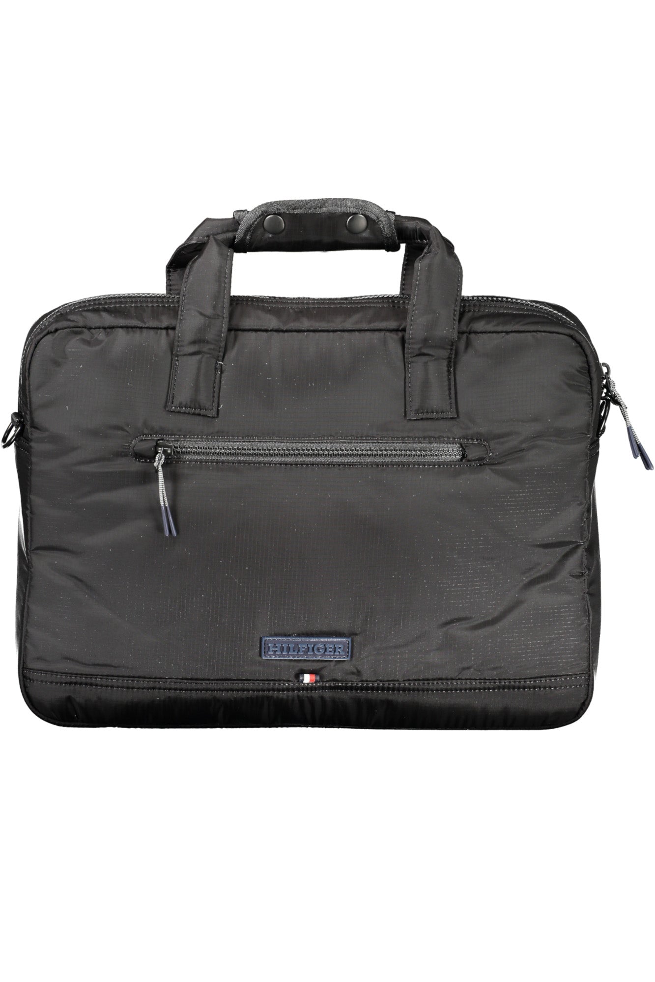 AM0AM12482_NEBDS – Elegante schwarze Herrentasche: Recyceltes Nylon, Laptopfach, Schultergurt – Größe: UNI – Farbe: Nero