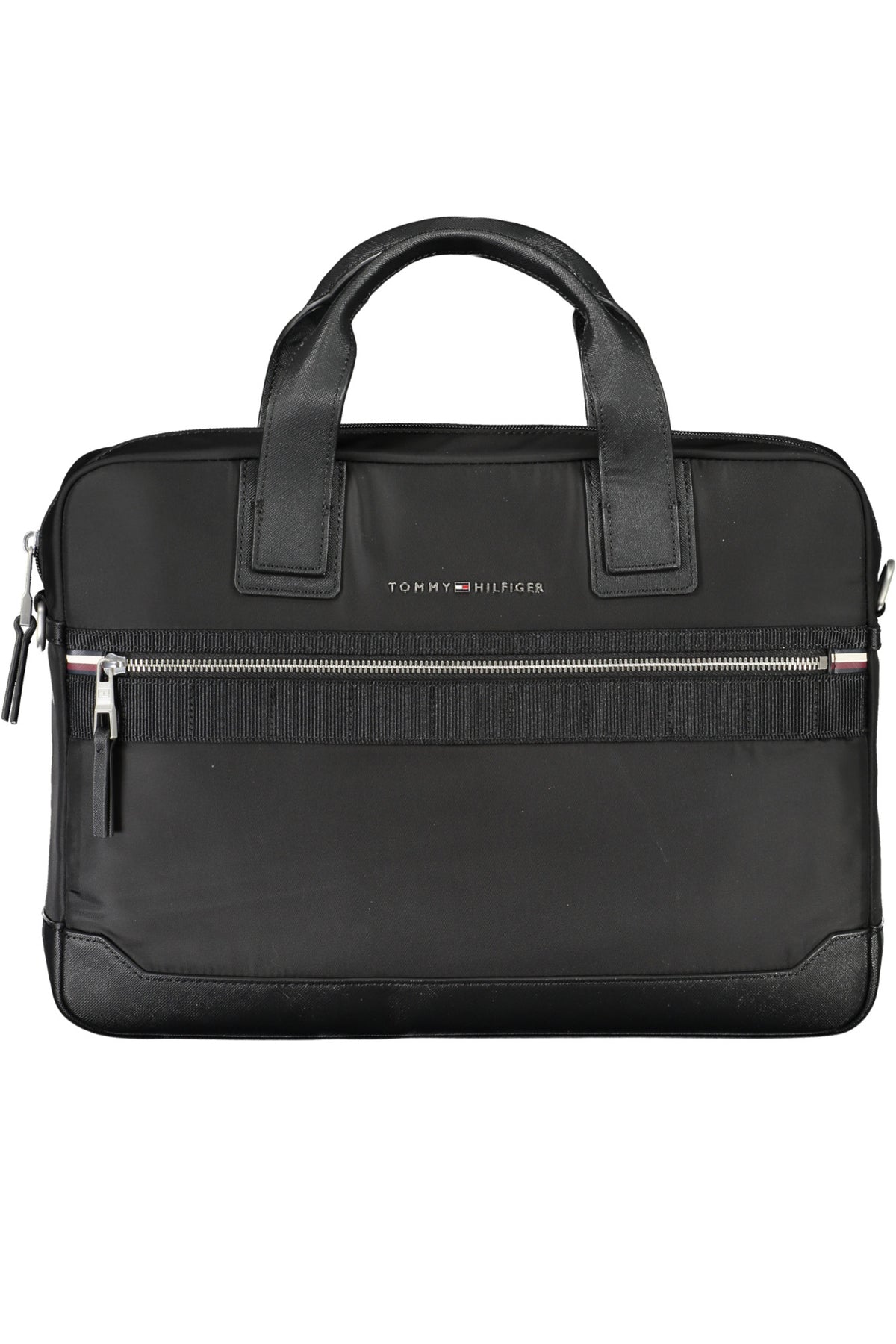 AM0AM11574_NEBDS – Elegante schwarze Herrentasche mit Laptop-Fach und recyceltem Material – Größe: UNI – Farbe: Nero