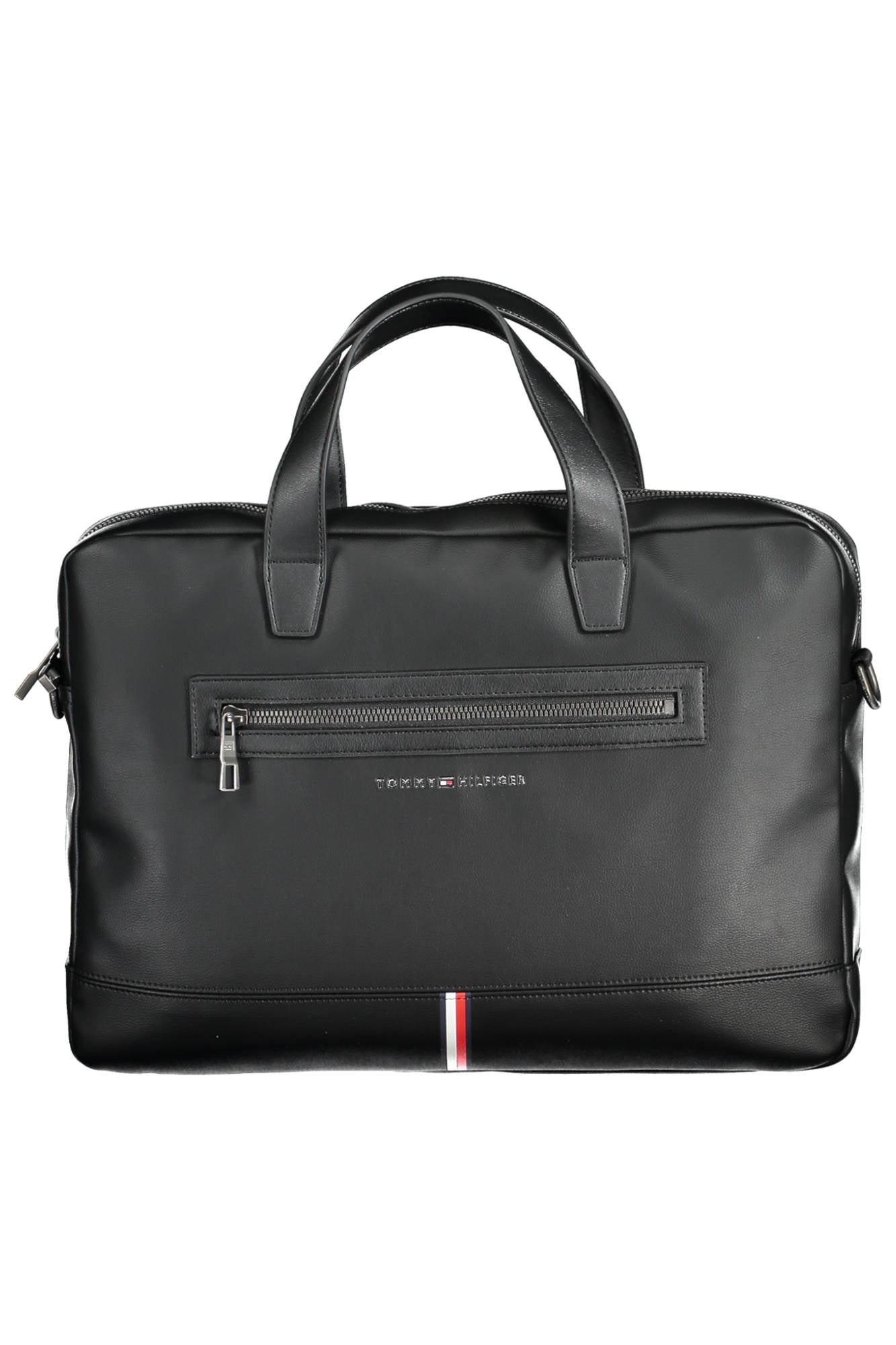 AM0AM10928_NERO_BDS – Elegante Herrentasche Schwarz: Praktische Aktenmappe mit Laptopfach – Größe: UNI – Farbe: Nero