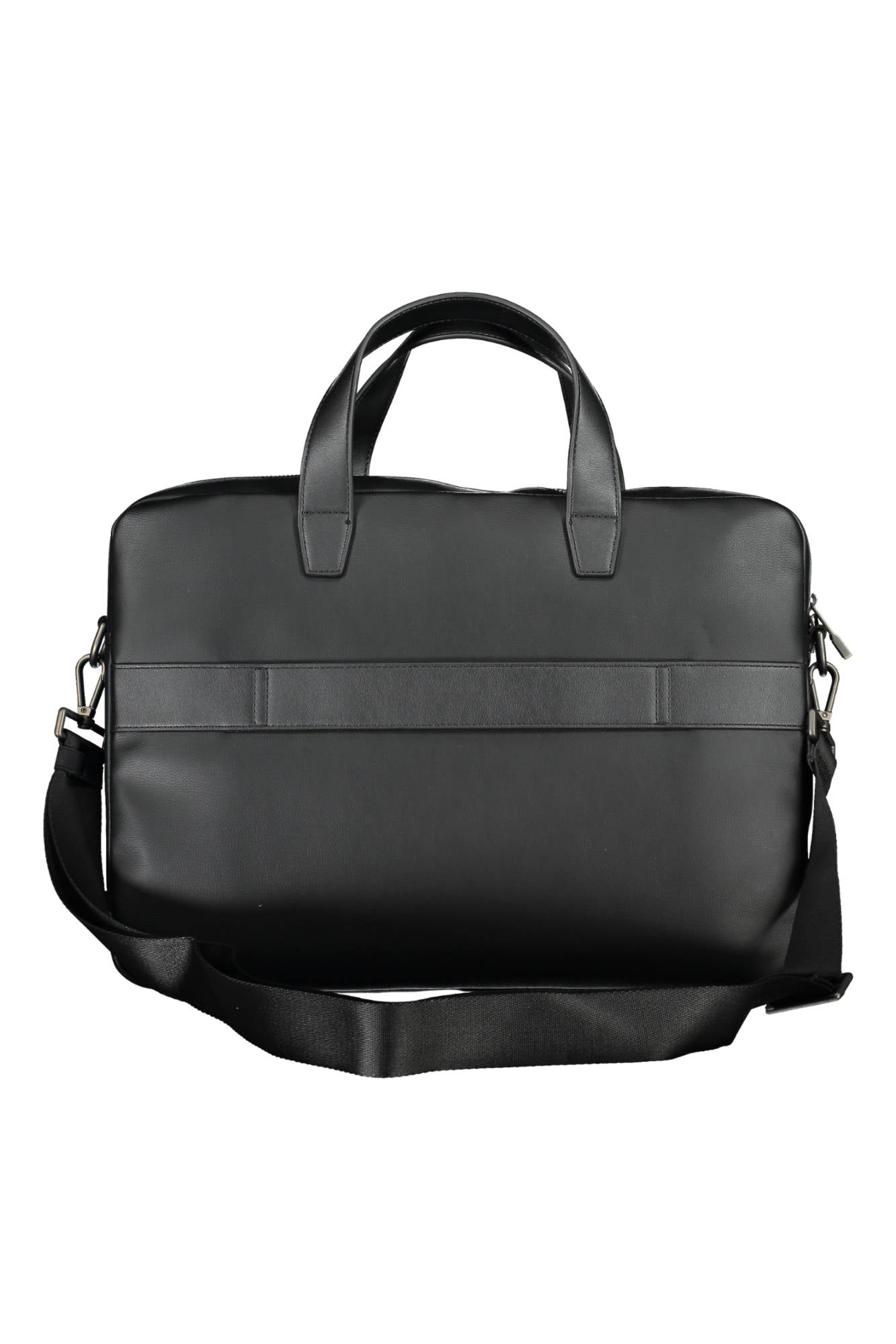 AM0AM10928_NERO_BDS – Elegante Herrentasche Schwarz: Praktische Aktenmappe mit Laptopfach – Größe: UNI – Farbe: Nero
