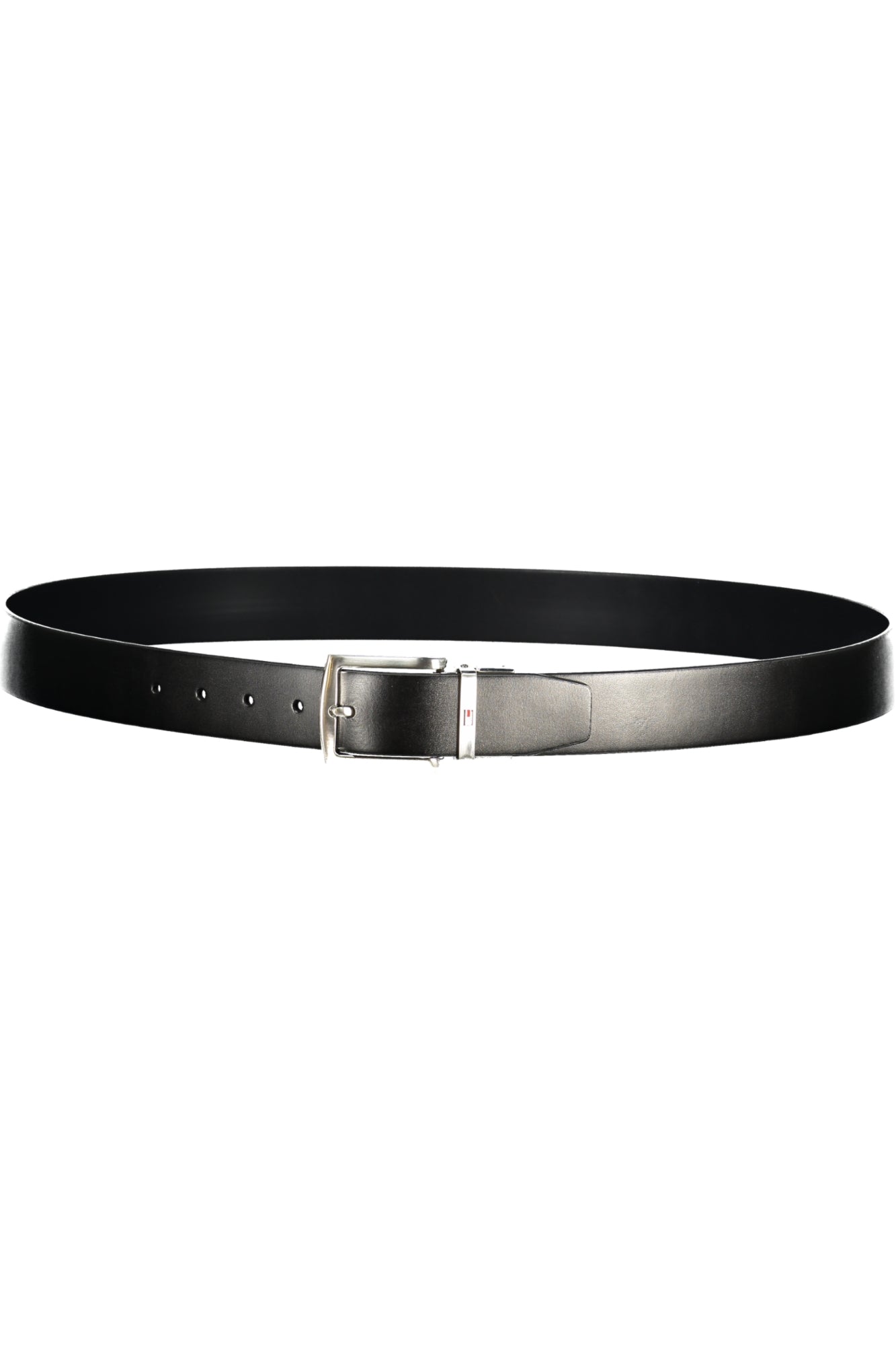 AM0AM13012_BLDW6 – Eleganter Wendbarer Ledergürtel für Herren, Blau/Schwarz, Metallschnalle – Größe: 95, 100, 115, 110, 90, 105 – Farbe: Blu