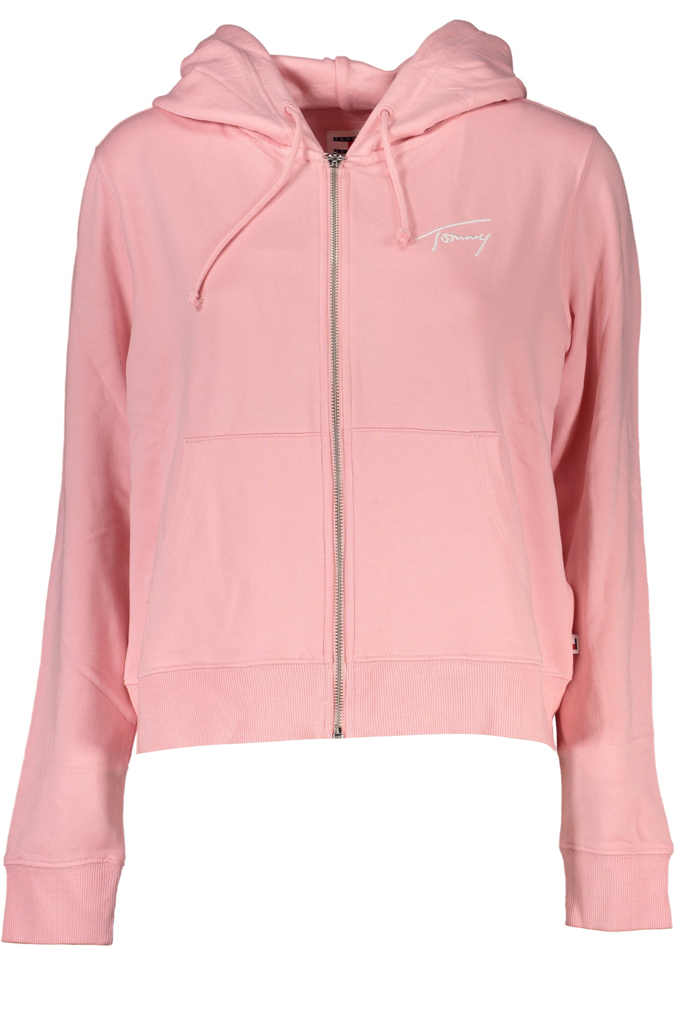 DW0DW17338_RSTHA – Damen Sweatshirt Rosa: Kapuzenpullover mit Reißverschluss & Taschen – Größe: XS, S, M, L – Farbe: Rosa