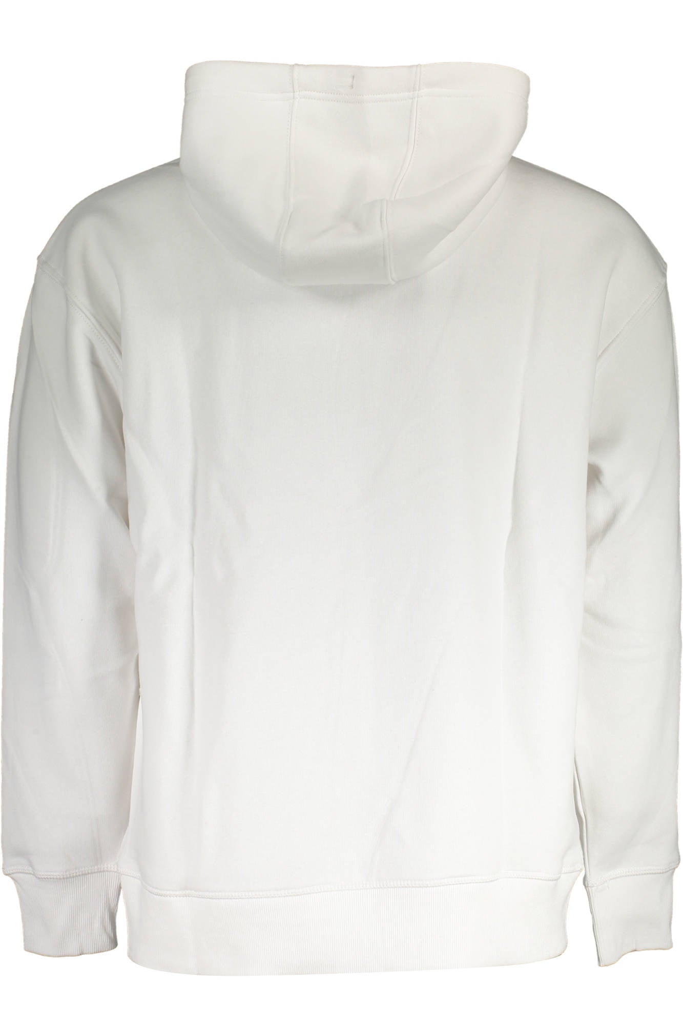 DM0DM15013_BIANCO_YBR – Weißes Herren-Kapuzen-Sweatshirt mit Reißverschluss und Stickerei. – Größe: XL, 2XL – Farbe: Bianco