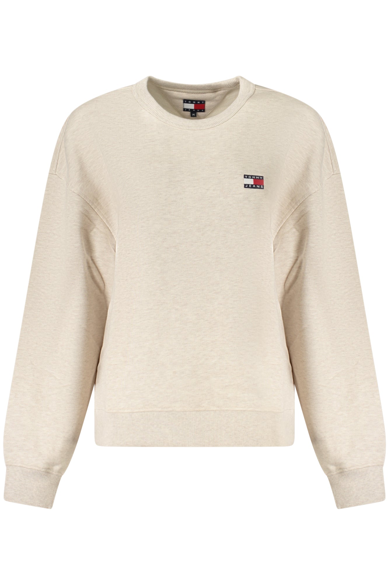 DW0DW19408_BEAE3 – Damen-Sweatshirt Beige: Nachhaltiges Design mit Stickerei & Logo – Größe: XS, S, M, L, XL – Farbe: Beige