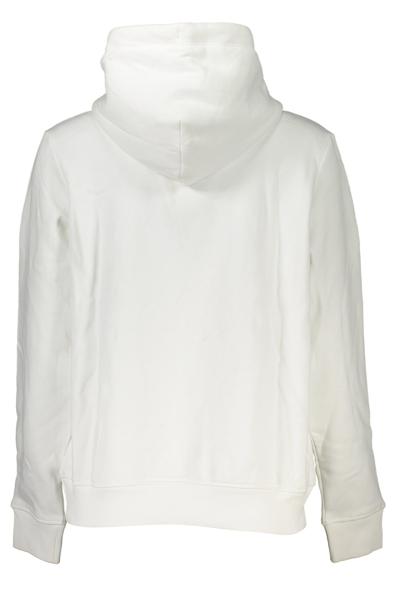 DW0DW17324_BIYBR – Damen Kapuzensweatshirt Weiß - Bio-Baumwolle, Stickerei, Kängurutasche – Größe: S, L, XL, XS, M – Farbe: Bianco