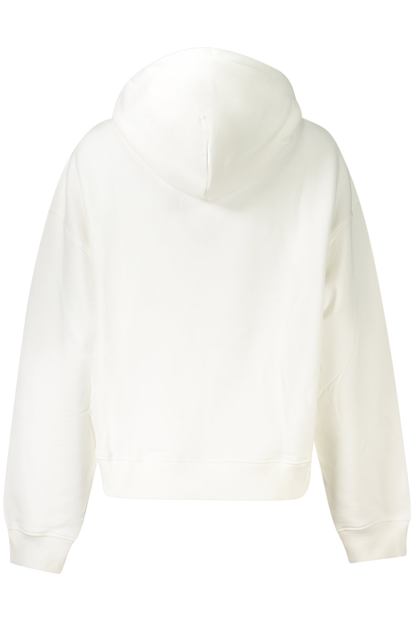 DW0DW19414_BIYBL – Damen Weißer Kapuzenpullover aus Bio-Baumwolle mit Tasche & Stickerei – Größe: XS, S, M, L, XL – Farbe: Bianco
