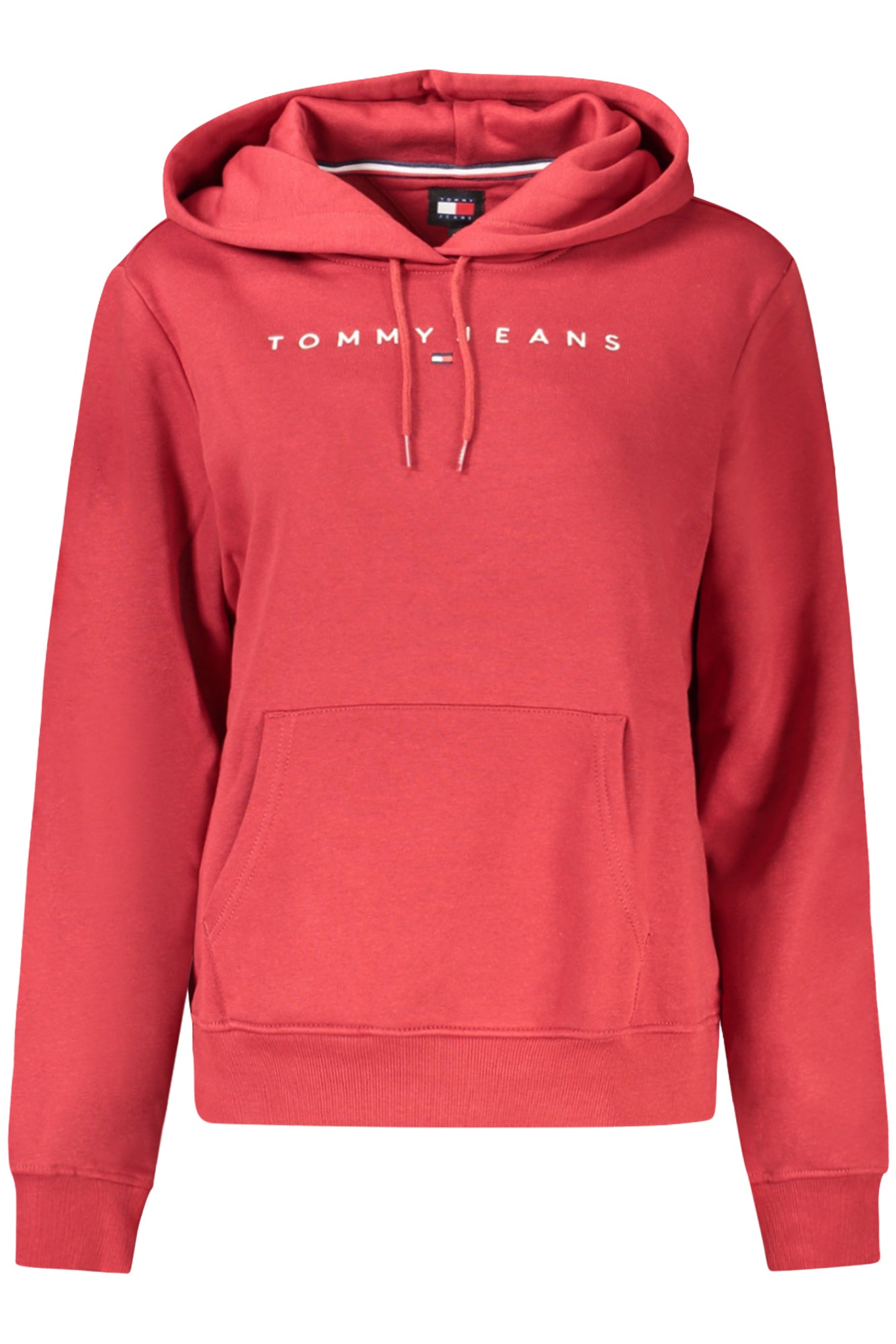 DW0DW17324_ROXIT – Stilvoller Damen-Hoodie in Rot: Bio-Baumwolle & Stickerei – Größe: XS, S, M, L, XL – Farbe: Rosso