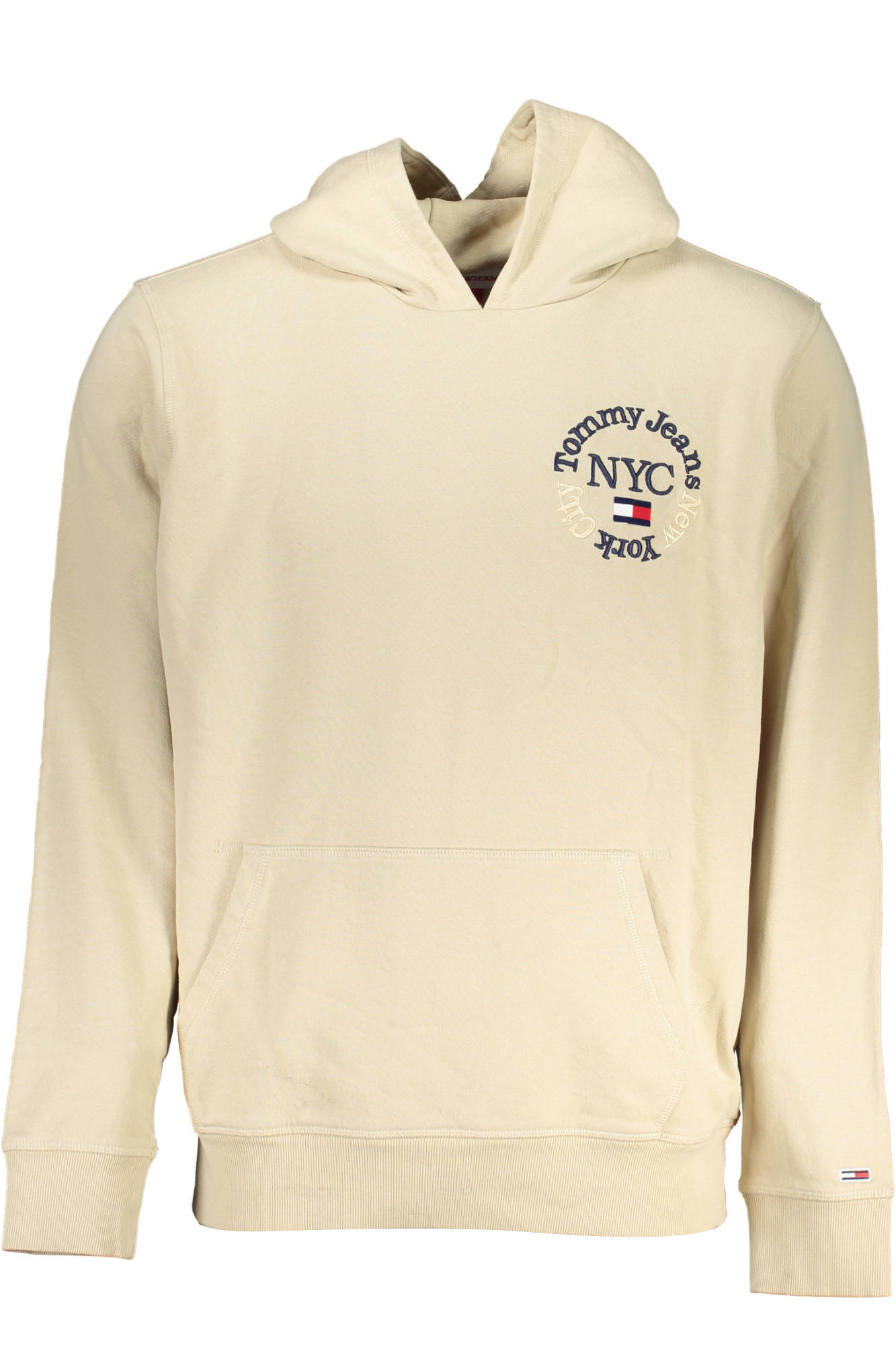 DM0DM13882_BEIGE_ACM – Herren Kapuzensweatshirt Beige aus Bio-Baumwolle - Ohne Reißverschluss – Größe: XS – Farbe: Beige