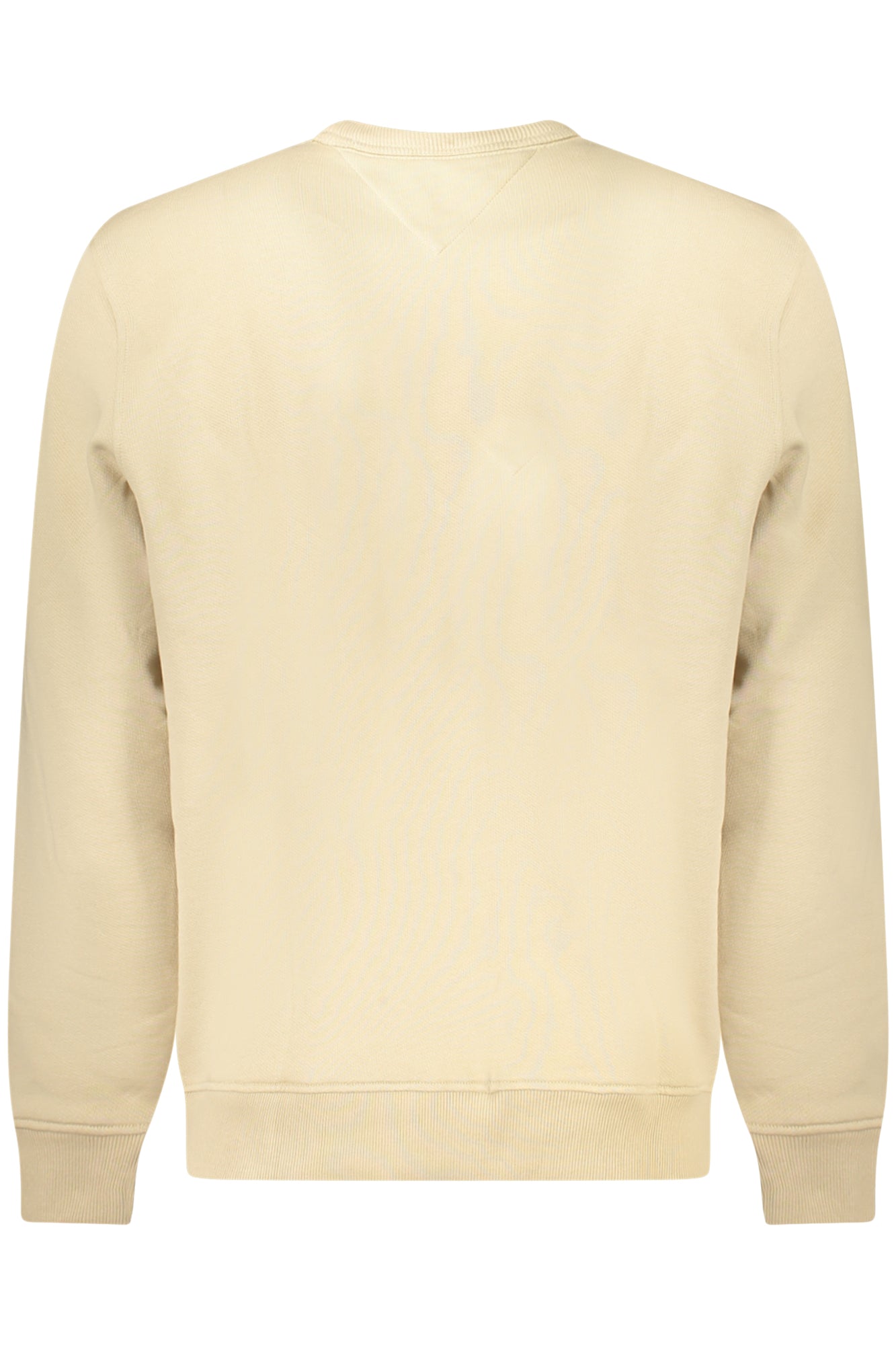 DM0DM20660_BERVB – Herren-Sweatshirt beige: Nachhaltiges Langarmshirt mit Logo-Applikation – Größe: S, M, L, XL, 2XL – Farbe: Beige
